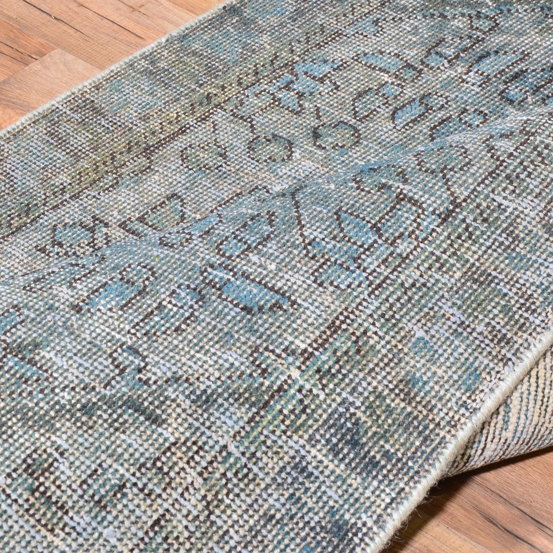 Hand-Knotted Oriental Overdyed Handmade Wool Rug (Size 3.3 X 4.10) Cwral-450