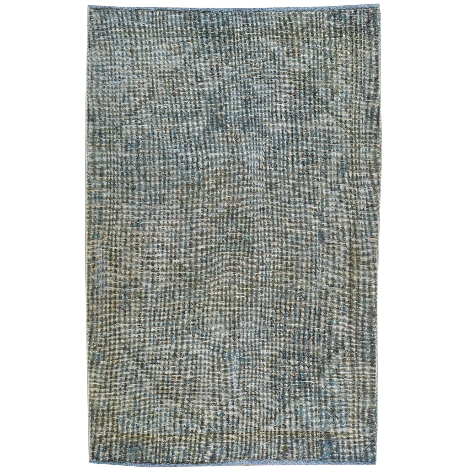 Hand-Knotted Oriental Overdyed Handmade Wool Rug (Size 3.3 X 4.10) Cwral-450