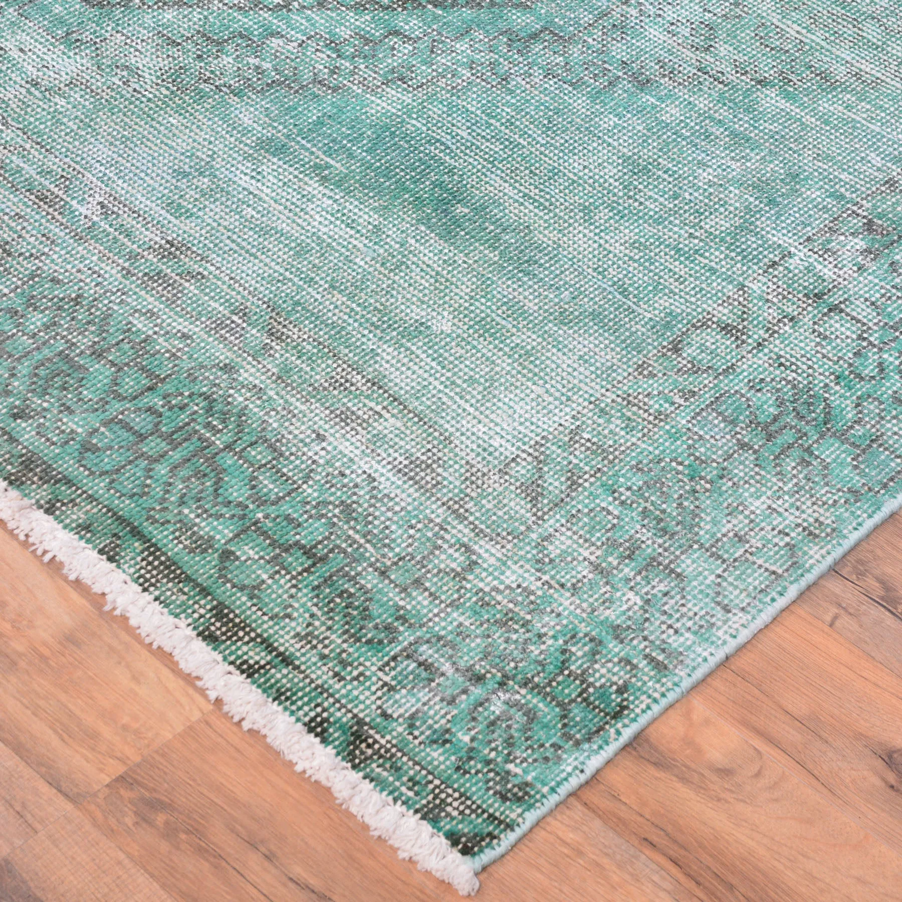 Hand-Knotted Oriental Overdyed Handmade Wool Rug (Size 4.7 X 6.7) Brral-5415