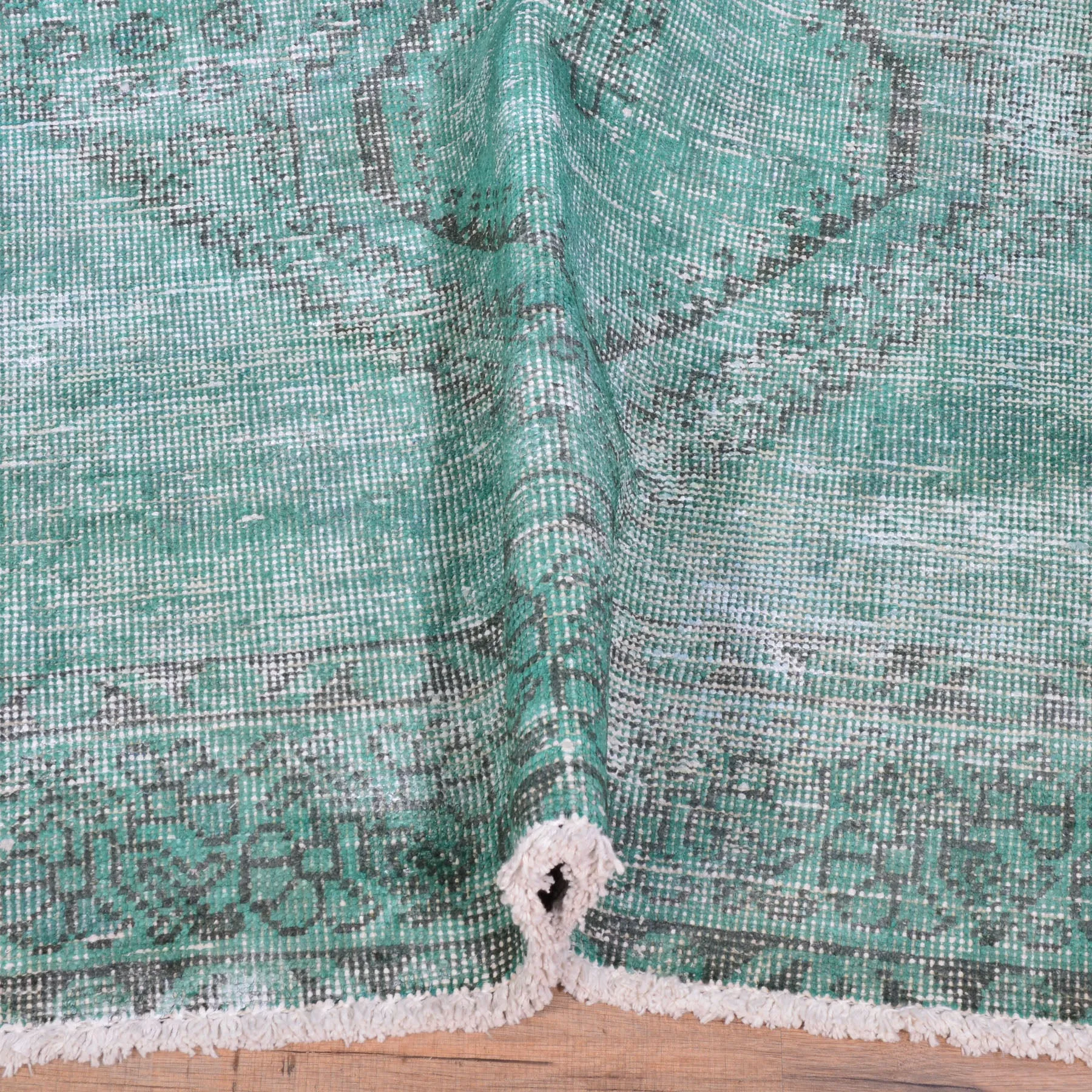 Hand-Knotted Oriental Overdyed Handmade Wool Rug (Size 4.7 X 6.7) Brral-5415