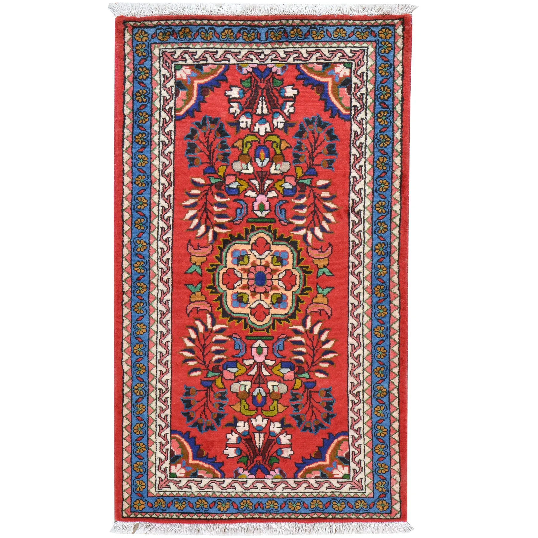 Hand-Knotted Oriental Persian Tribal Wool Rug (Size 2.6 X 4.3) Cwral-7812