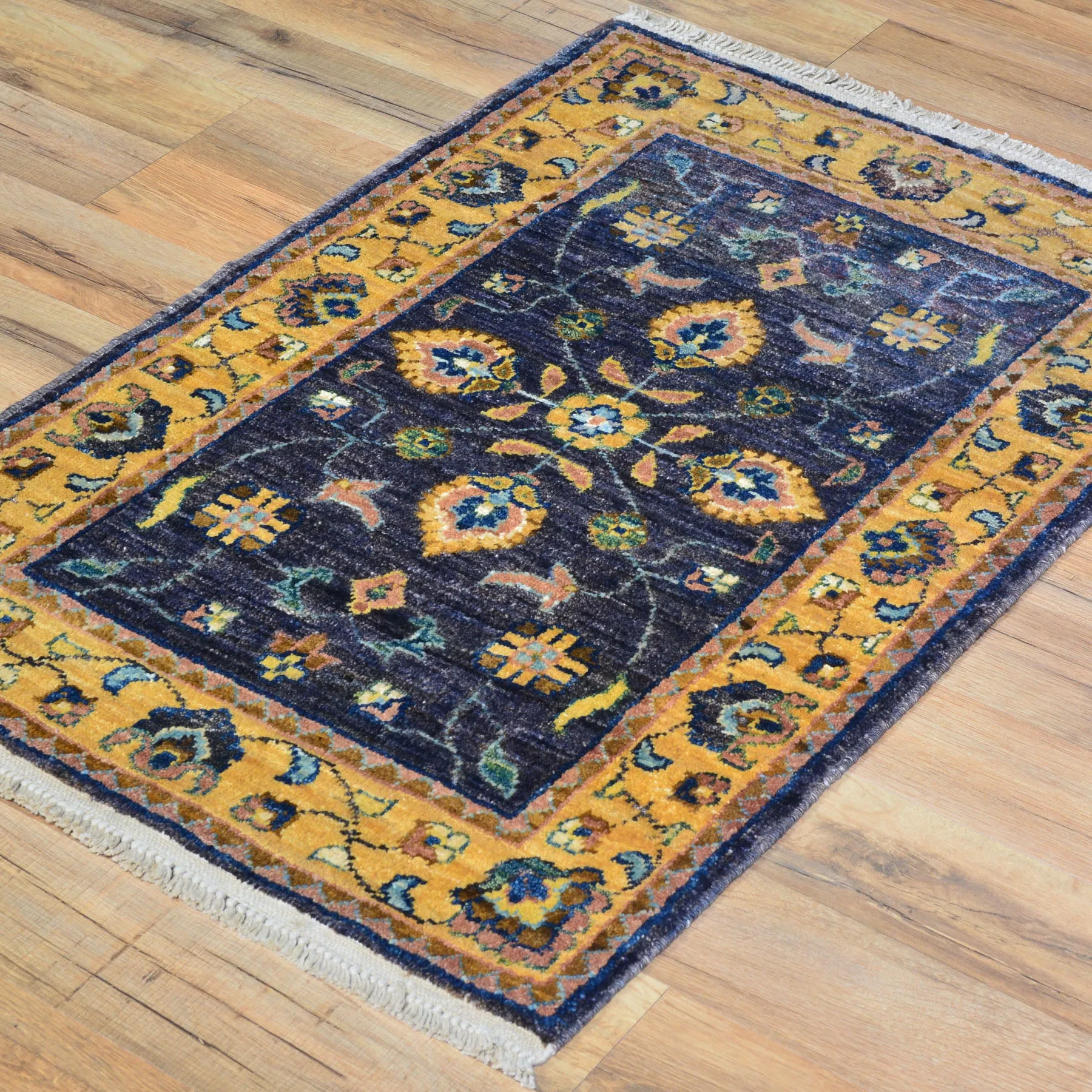 Hand-Knotted Oriental Peshawar Chobi Design Handmade Wool Rug (Size 2.0 X 3.0) Cwral-7902