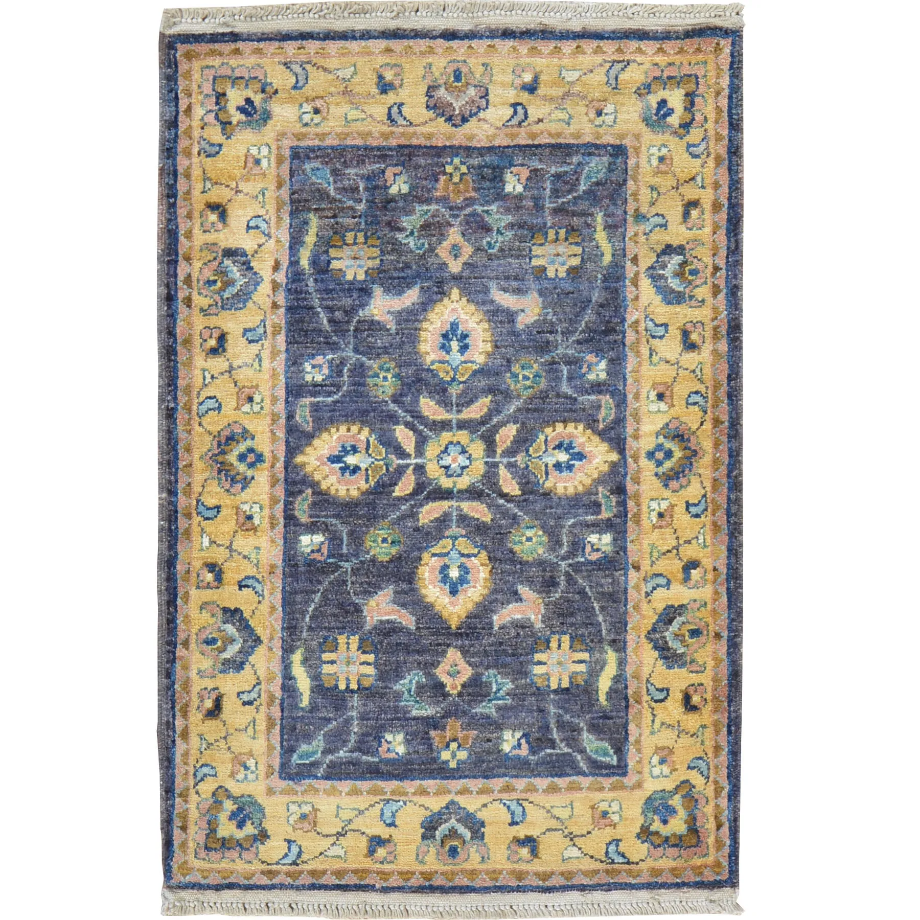 Hand-Knotted Oriental Peshawar Chobi Design Handmade Wool Rug (Size 2.0 X 3.0) Cwral-7902