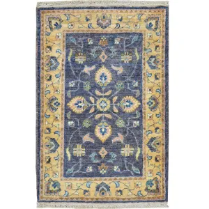 Hand-Knotted Oriental Peshawar Chobi Design Handmade Wool Rug (Size 2.0 X 3.0) Cwral-7902