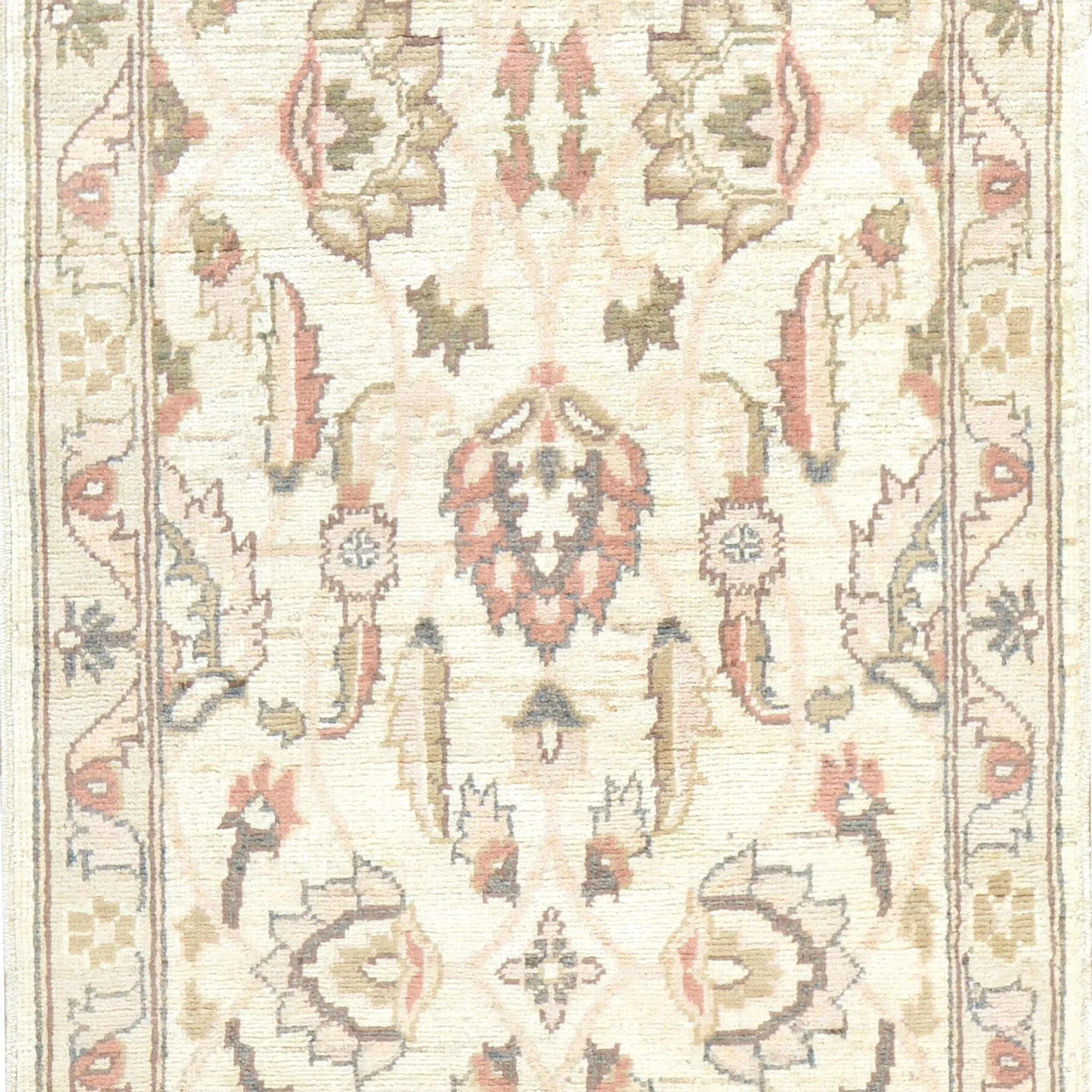 Hand-Knotted Oriental Peshawar Chobi Tribal Design 100% Wool Rug (Size 2.7 X 9.9) Brral-1827