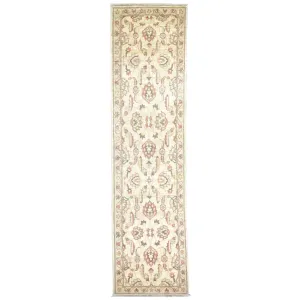 Hand-Knotted Oriental Peshawar Chobi Tribal Design 100% Wool Rug (Size 2.7 X 9.9) Brral-1827