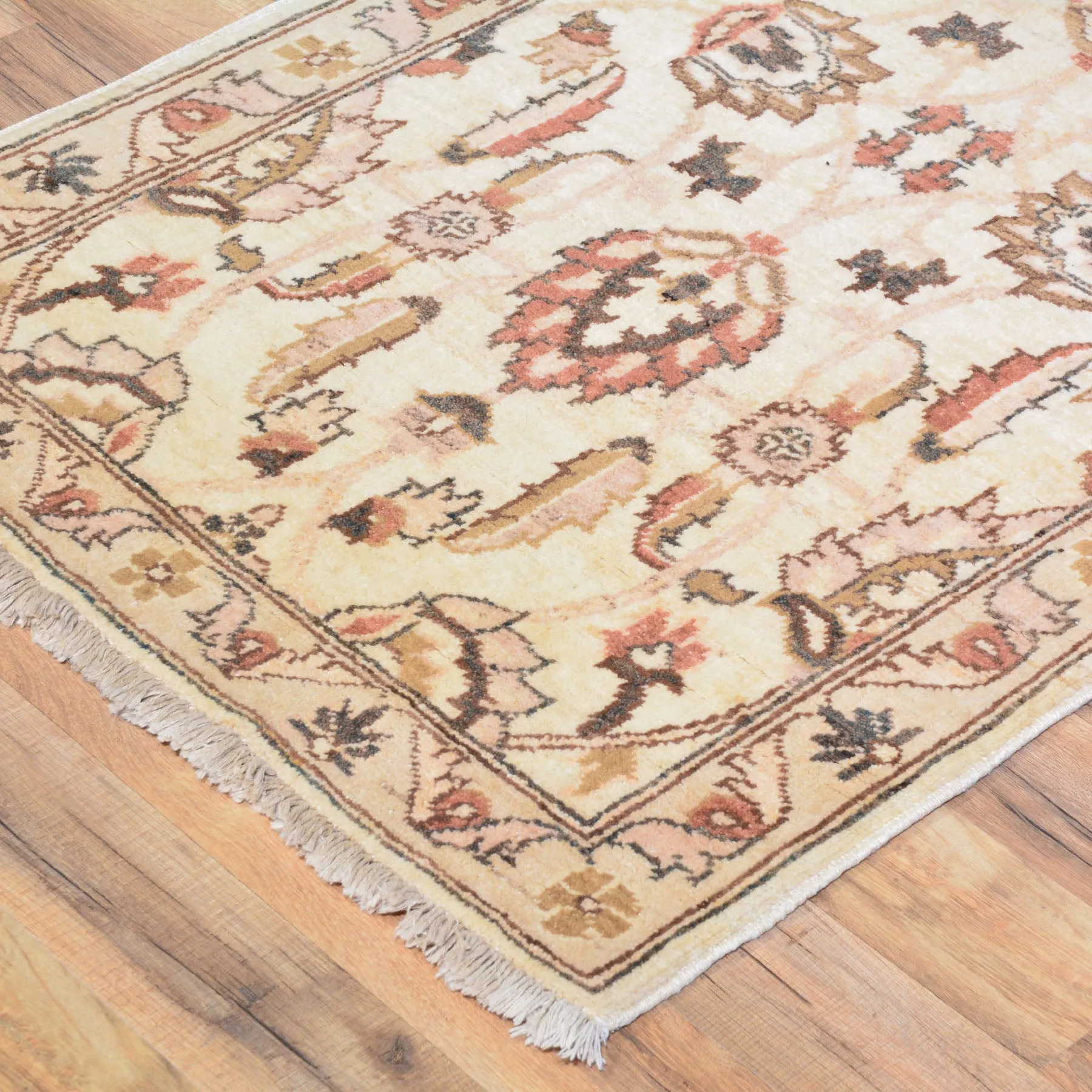 Hand-Knotted Oriental Peshawar Chobi Tribal Design 100% Wool Rug (Size 2.7 X 9.9) Brral-1827