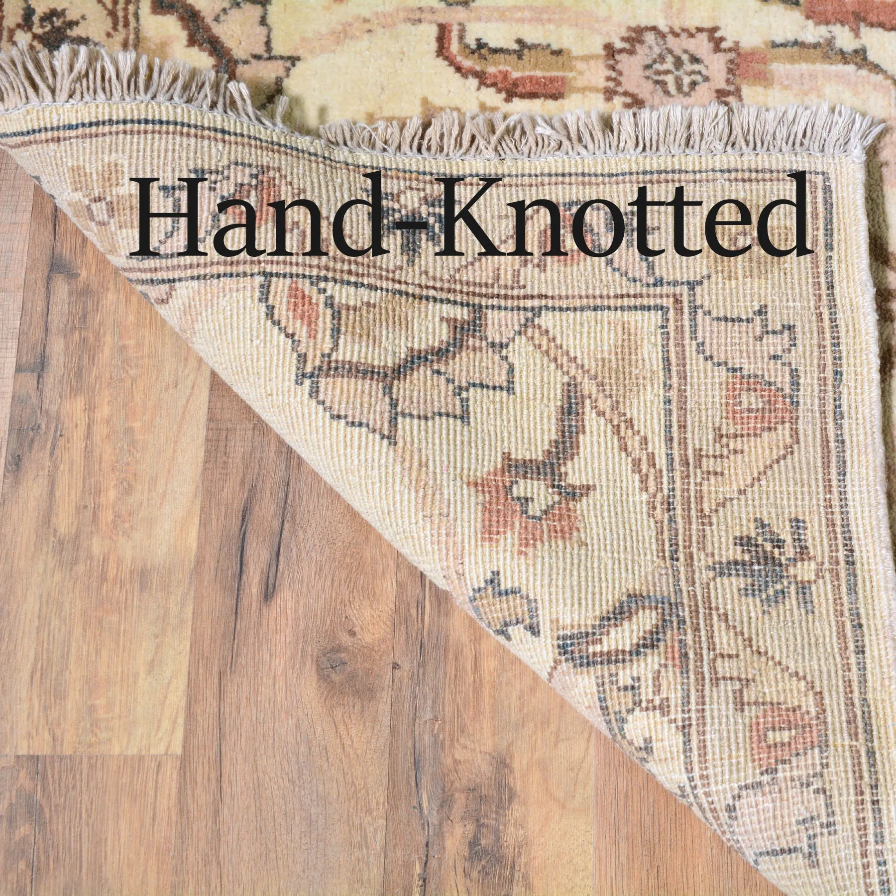 Hand-Knotted Oriental Peshawar Chobi Tribal Design 100% Wool Rug (Size 2.7 X 9.9) Brral-1827