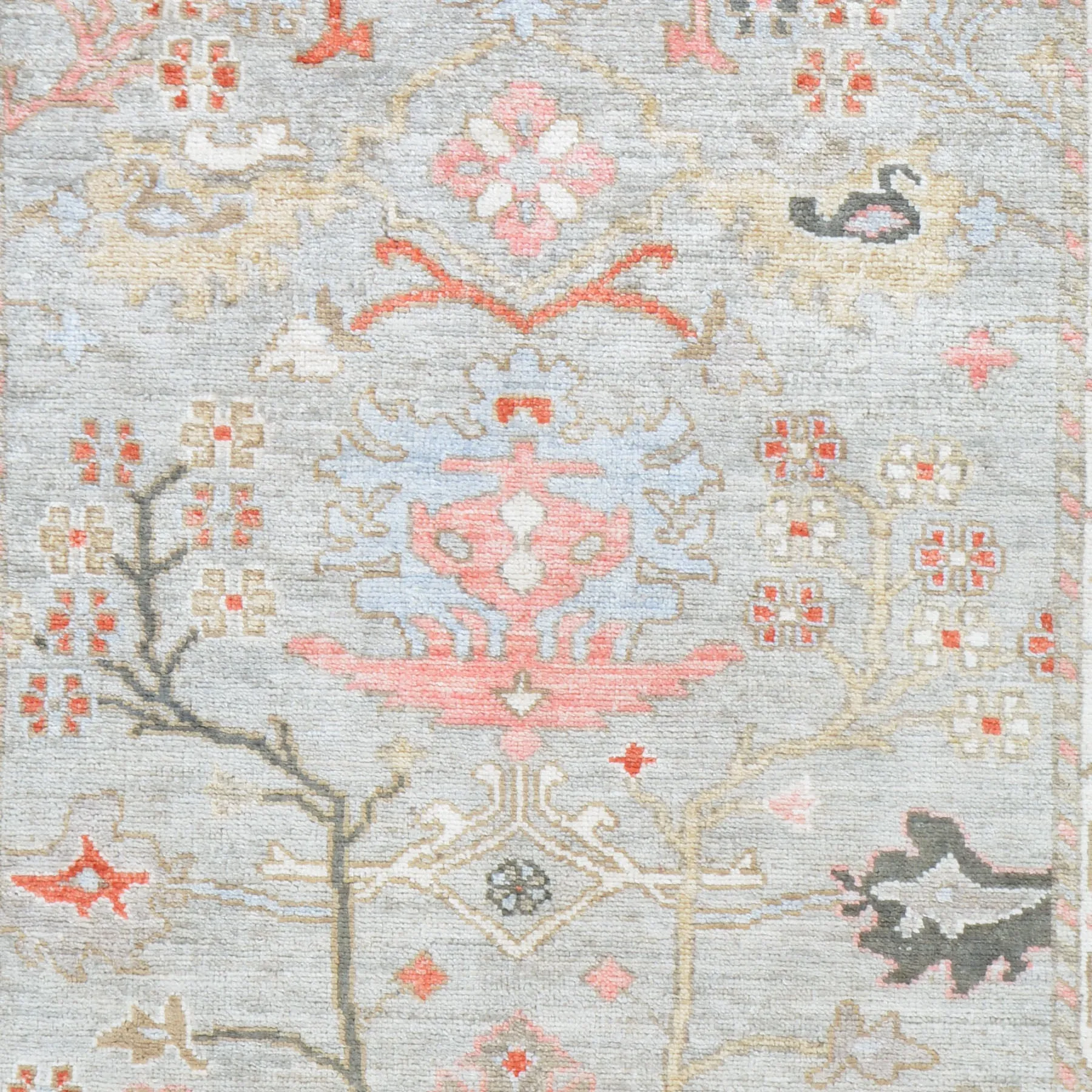 Hand-Knotted Oriental Peshawar Oushak Design Wool Handmade Rug (Size 4.0 X 5.7) Cwral-8136