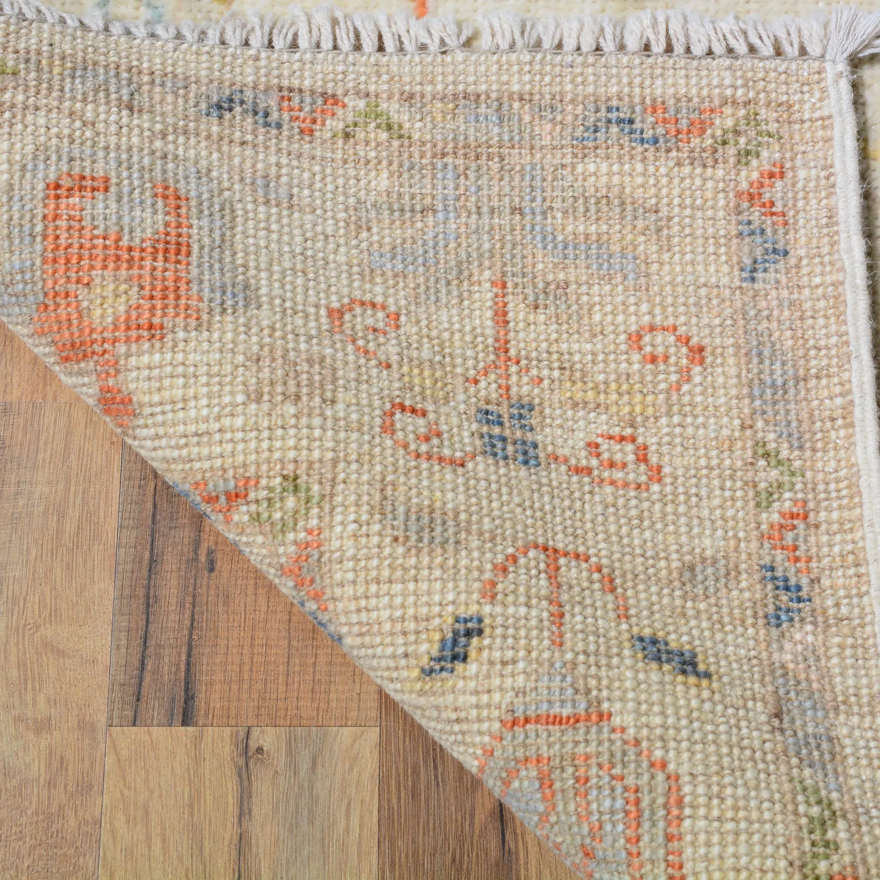 Hand-Knotted Oriental Peshawar Oushak Design Wool Handmade Rug (Size 4.2 X 6.0) Cwral-8139