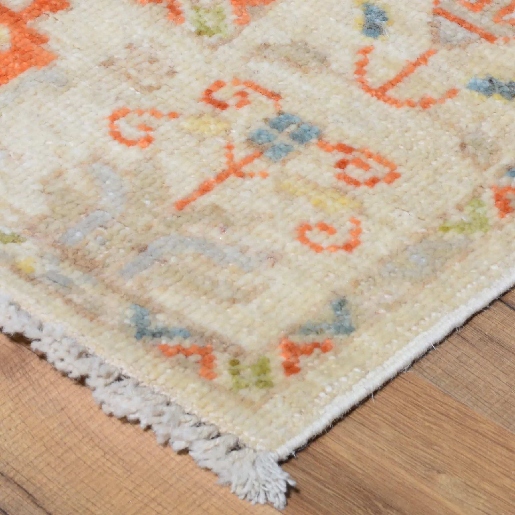 Hand-Knotted Oriental Peshawar Oushak Design Wool Handmade Rug (Size 4.2 X 6.0) Cwral-8139