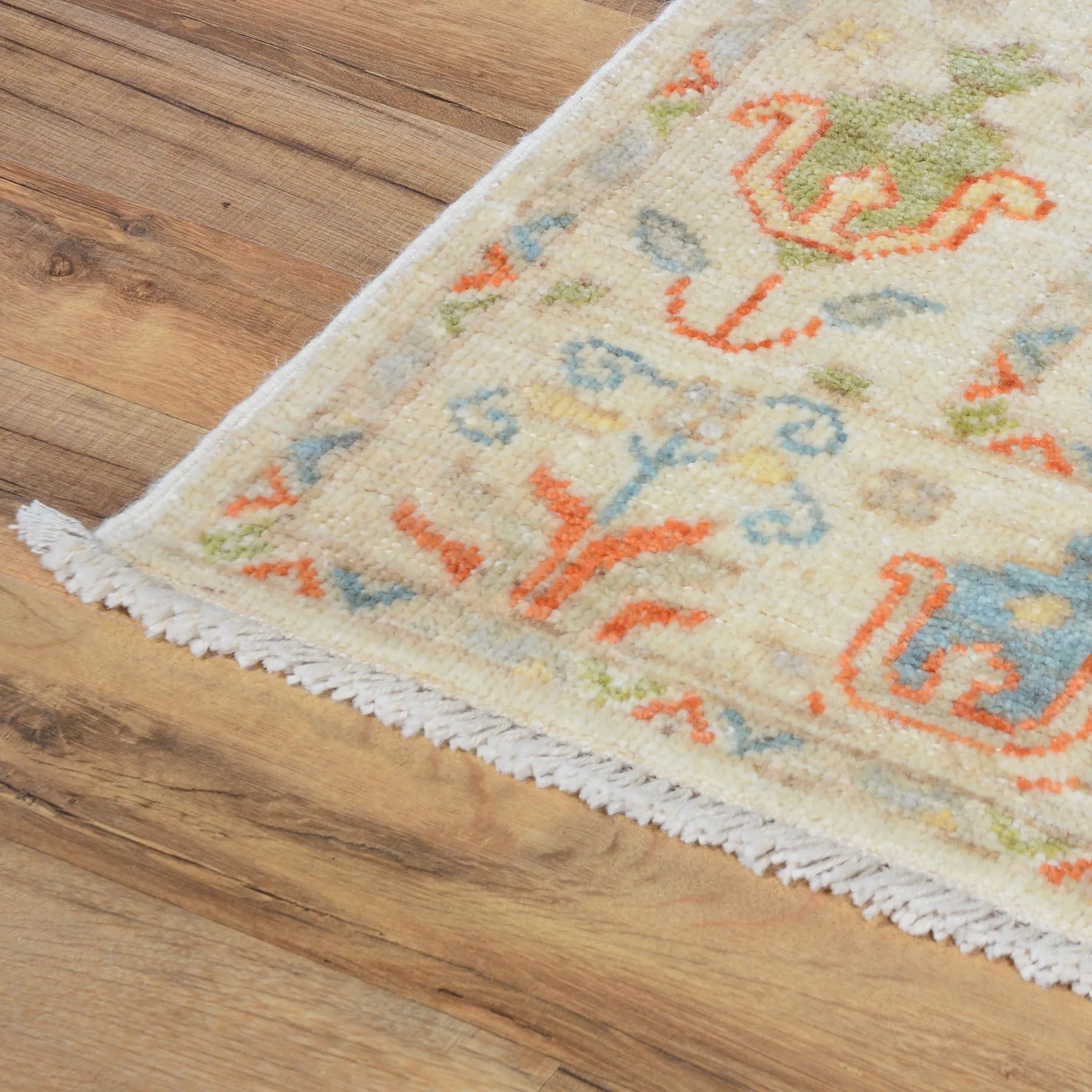 Hand-Knotted Oriental Peshawar Oushak Design Wool Handmade Rug (Size 4.2 X 6.0) Cwral-8139