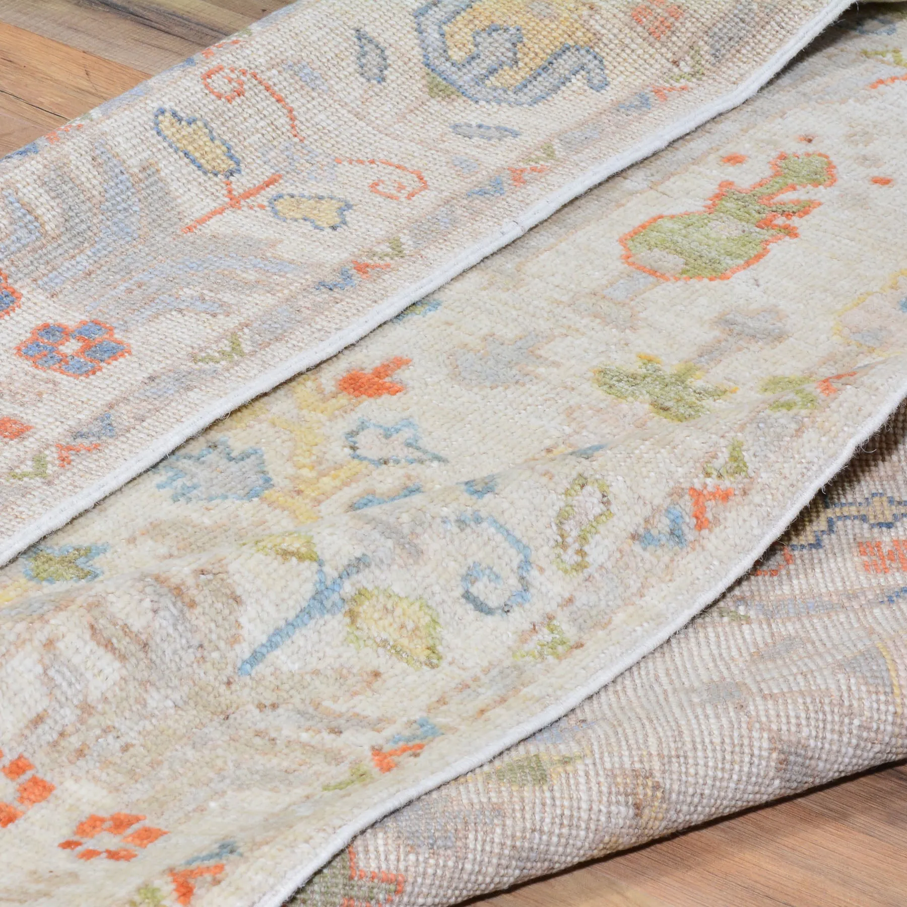 Hand-Knotted Oriental Peshawar Oushak Design Wool Handmade Rug (Size 4.2 X 6.0) Cwral-8139