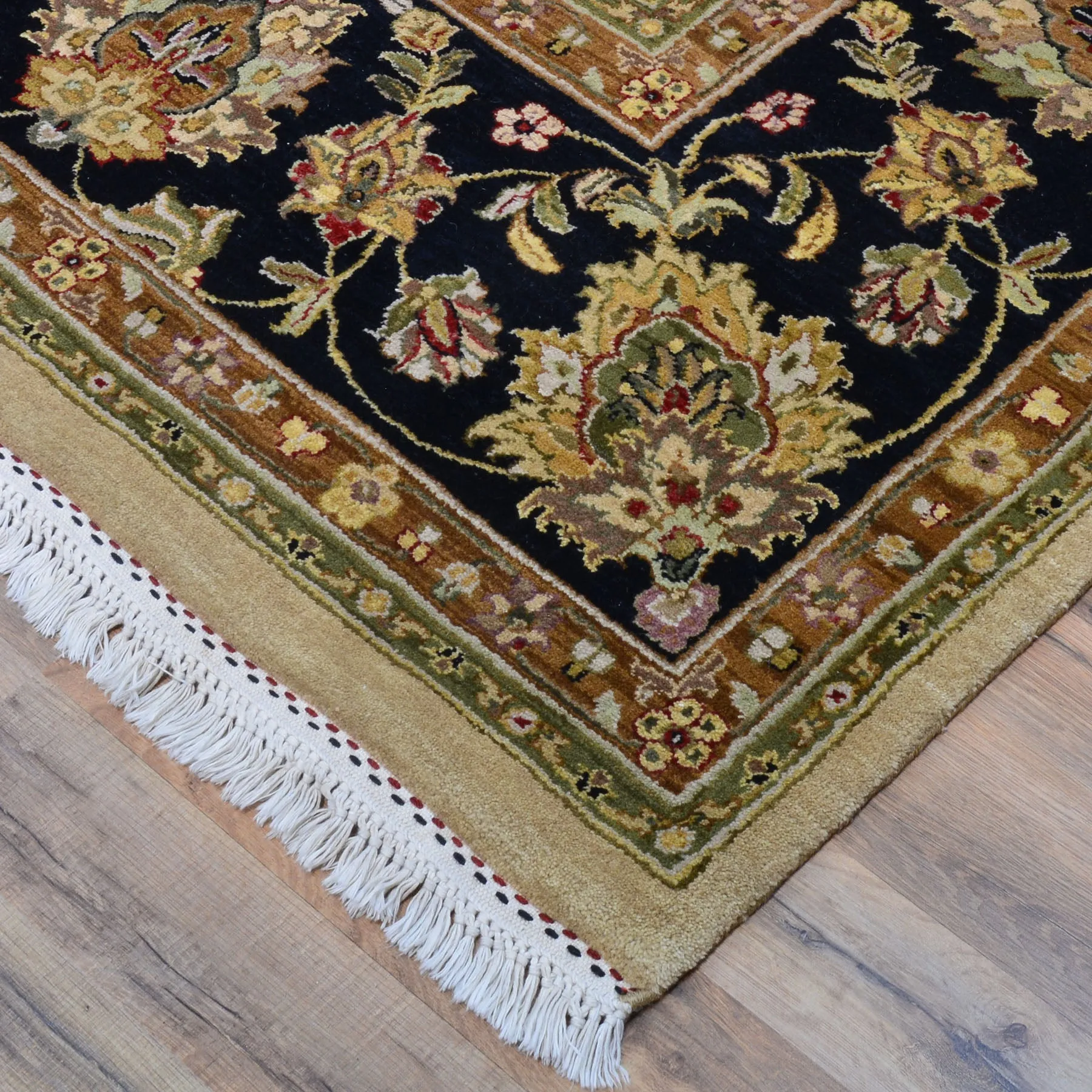 Hand-Knotted Oriental Tabriz Design Handmade Wool Rug (Size 10.1 X 14.0) Cwral-8670