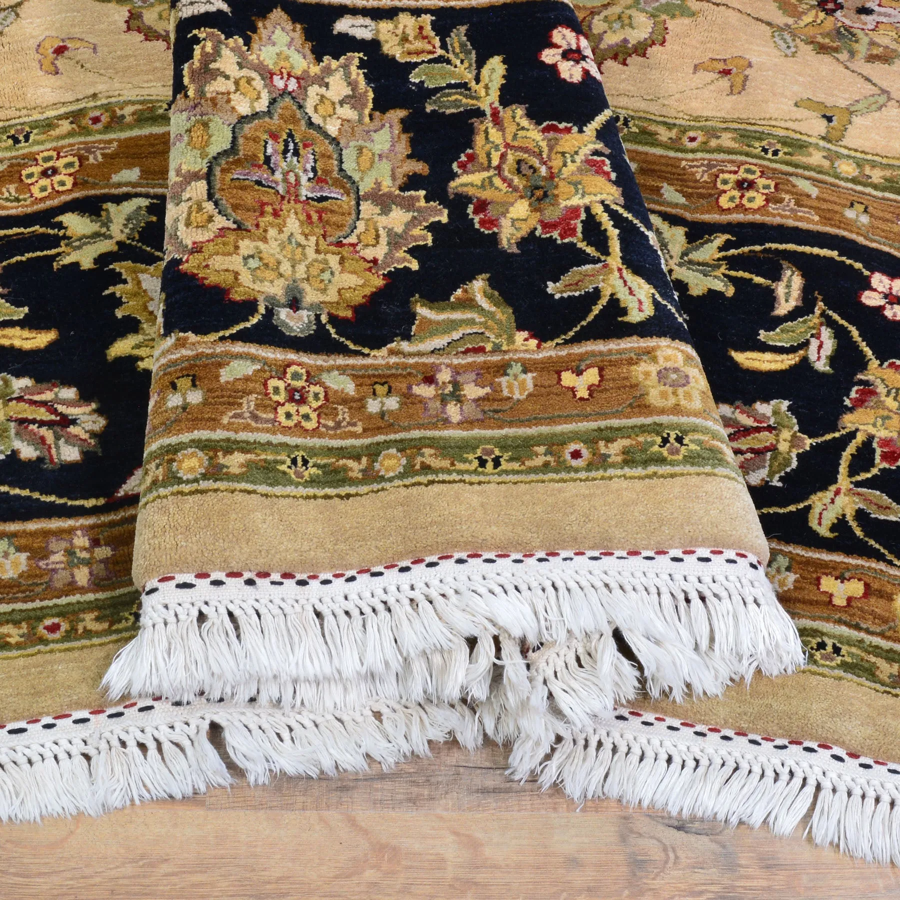 Hand-Knotted Oriental Tabriz Design Handmade Wool Rug (Size 10.1 X 14.0) Cwral-8670