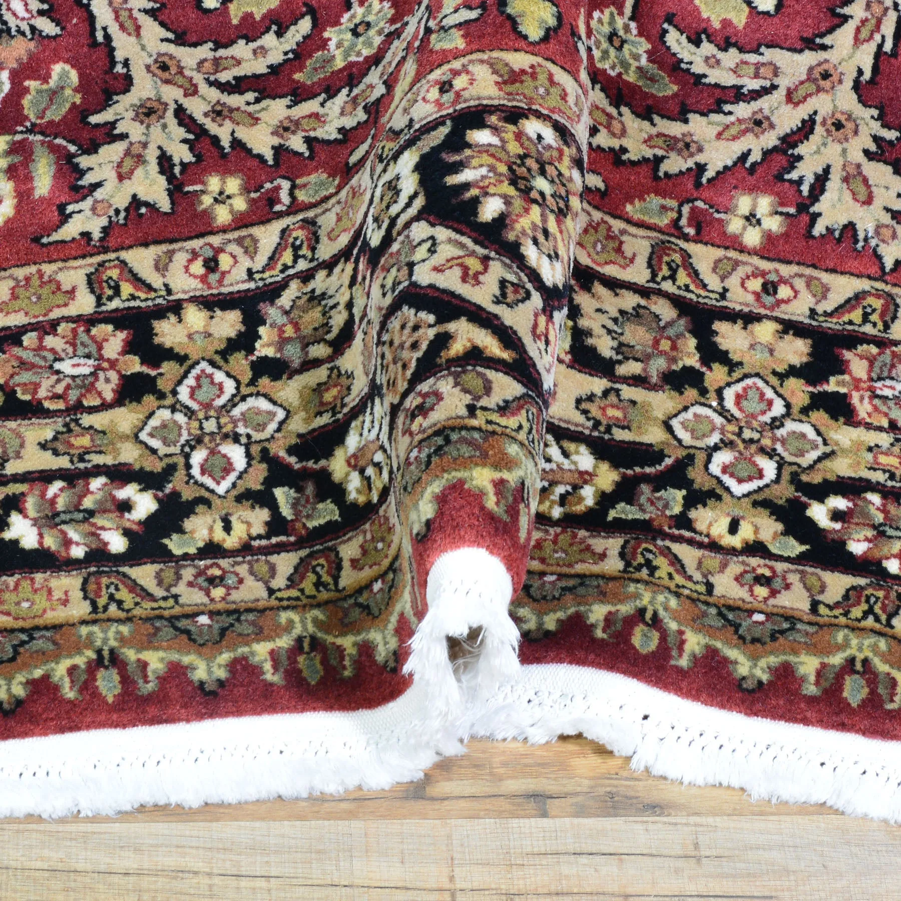 Hand-Knotted Oriental Tabriz Revival Design Handmade Wool Rug (Size 5.11 X 9.0) Cwral-8634