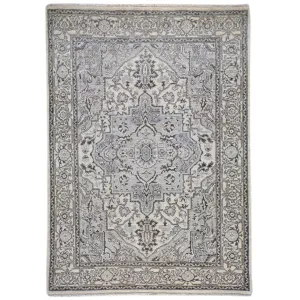 Hand-Knotted Oriental Traditional Design Handmade Wool Rug (Size 5.0 X 7.4) Cwral-5907