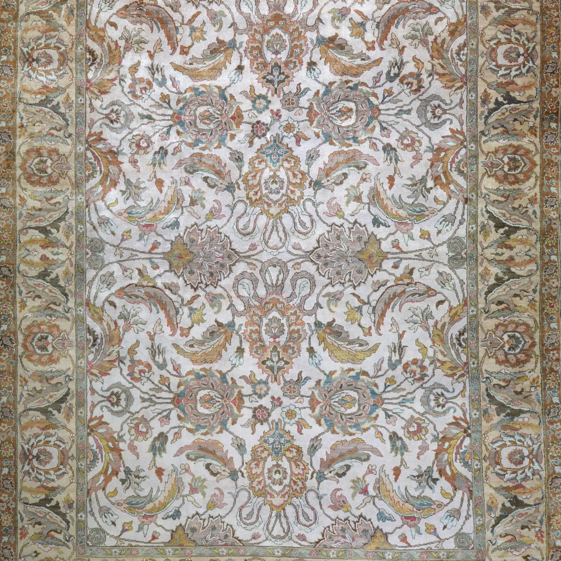 Hand-Knotted Oriental Traditional Design Handmade Wool Rug (Size 9.0 X 11.9) Cwral-8049