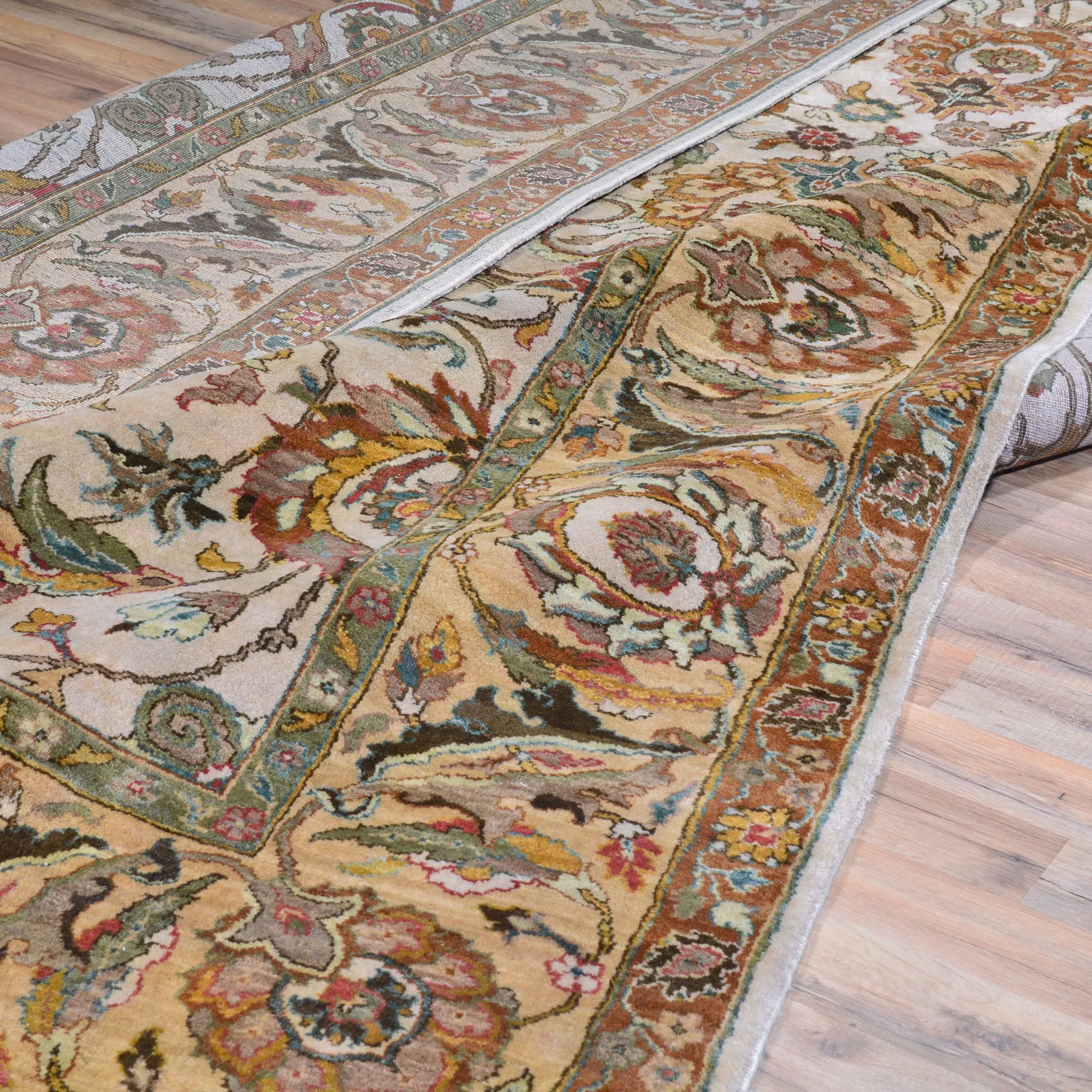 Hand-Knotted Oriental Traditional Design Handmade Wool Rug (Size 9.0 X 11.9) Cwral-8049