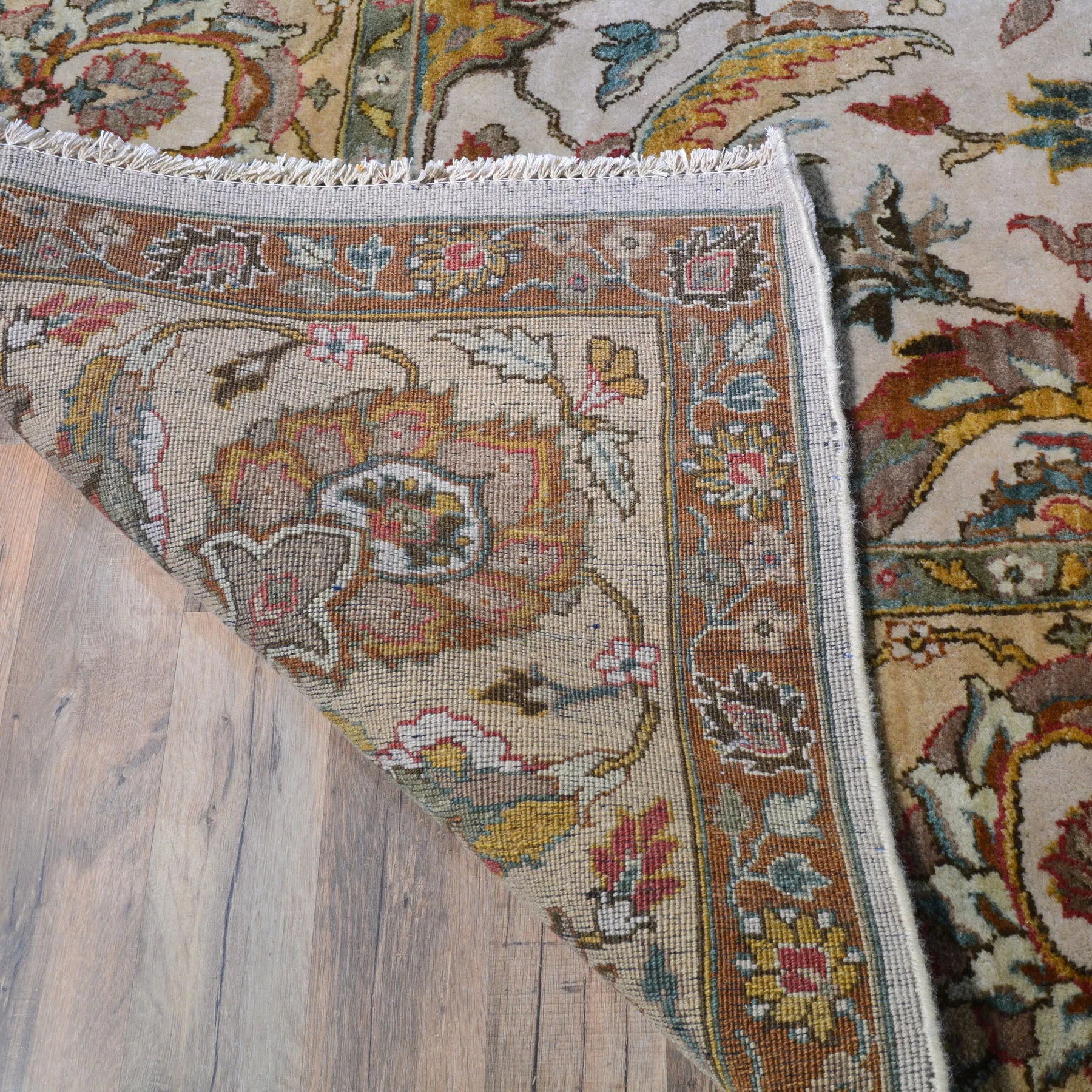 Hand-Knotted Oriental Traditional Design Handmade Wool Rug (Size 9.0 X 11.9) Cwral-8049