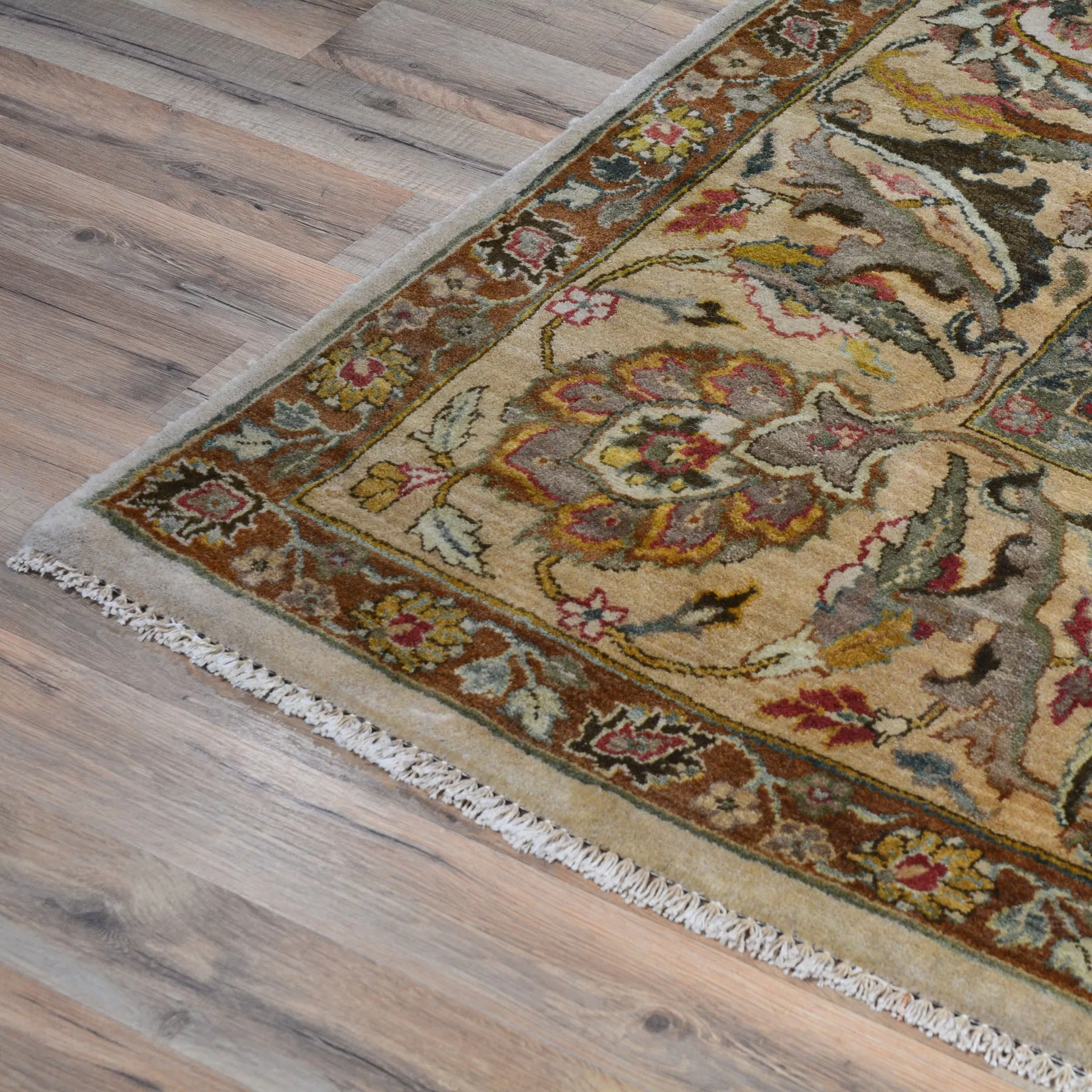 Hand-Knotted Oriental Traditional Design Handmade Wool Rug (Size 9.0 X 11.9) Cwral-8049