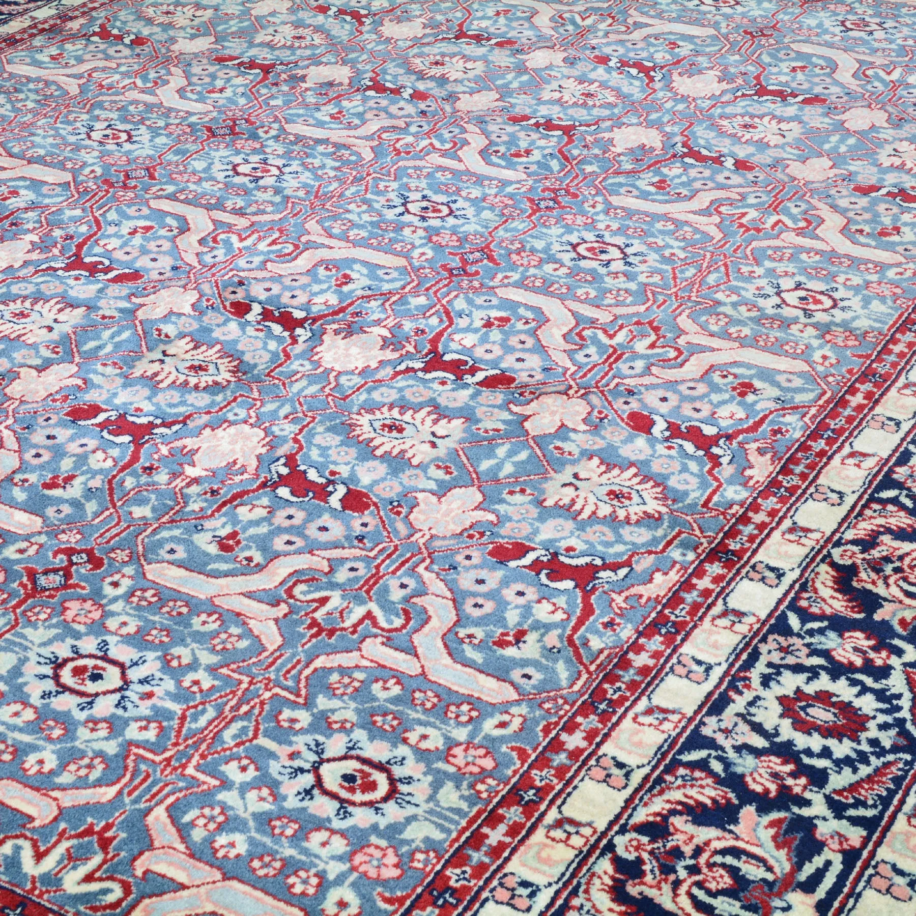 Hand-Knotted Oriental Traditional Design Handmade Wool Rug (Size 9.0 X 12.4) Cwral-8817