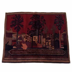Hand-Knotted Oriental Tribal Balochi Handmade 100% Wool Rug (Size 2.8 X 4.3) Cwral-2517