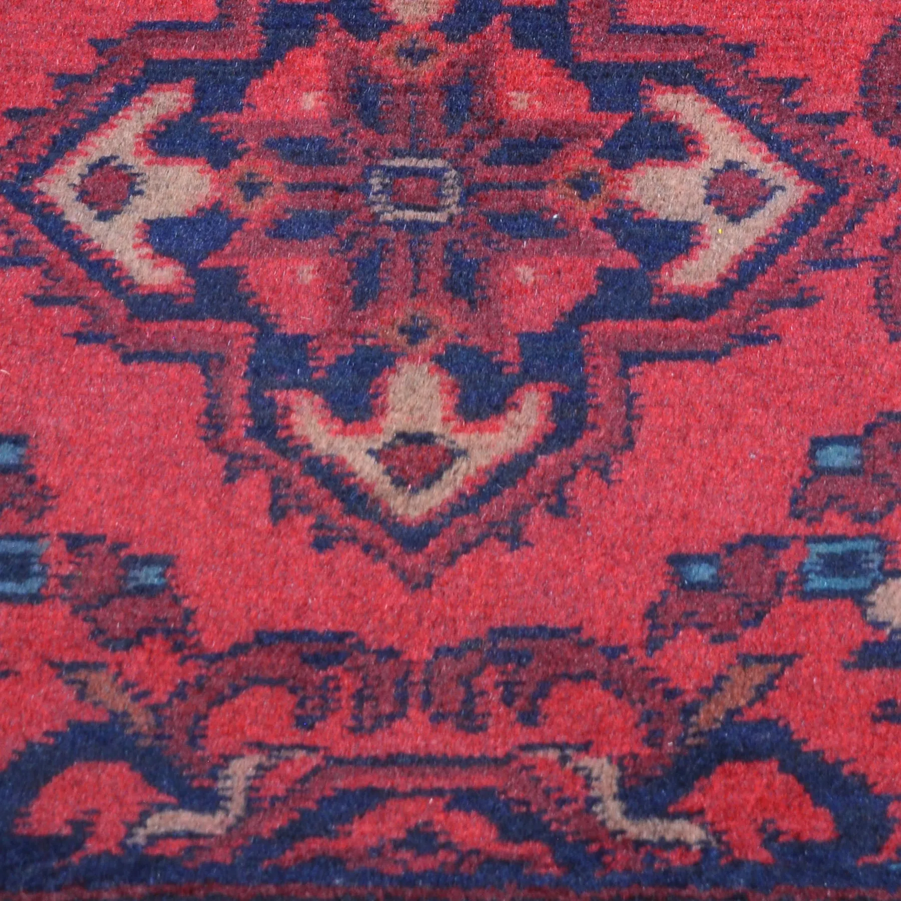 Hand-Knotted Oriental Turkoman Tribal Design Handmade Wool Rug (Size 1.9 X 3.6) Cwral-7971