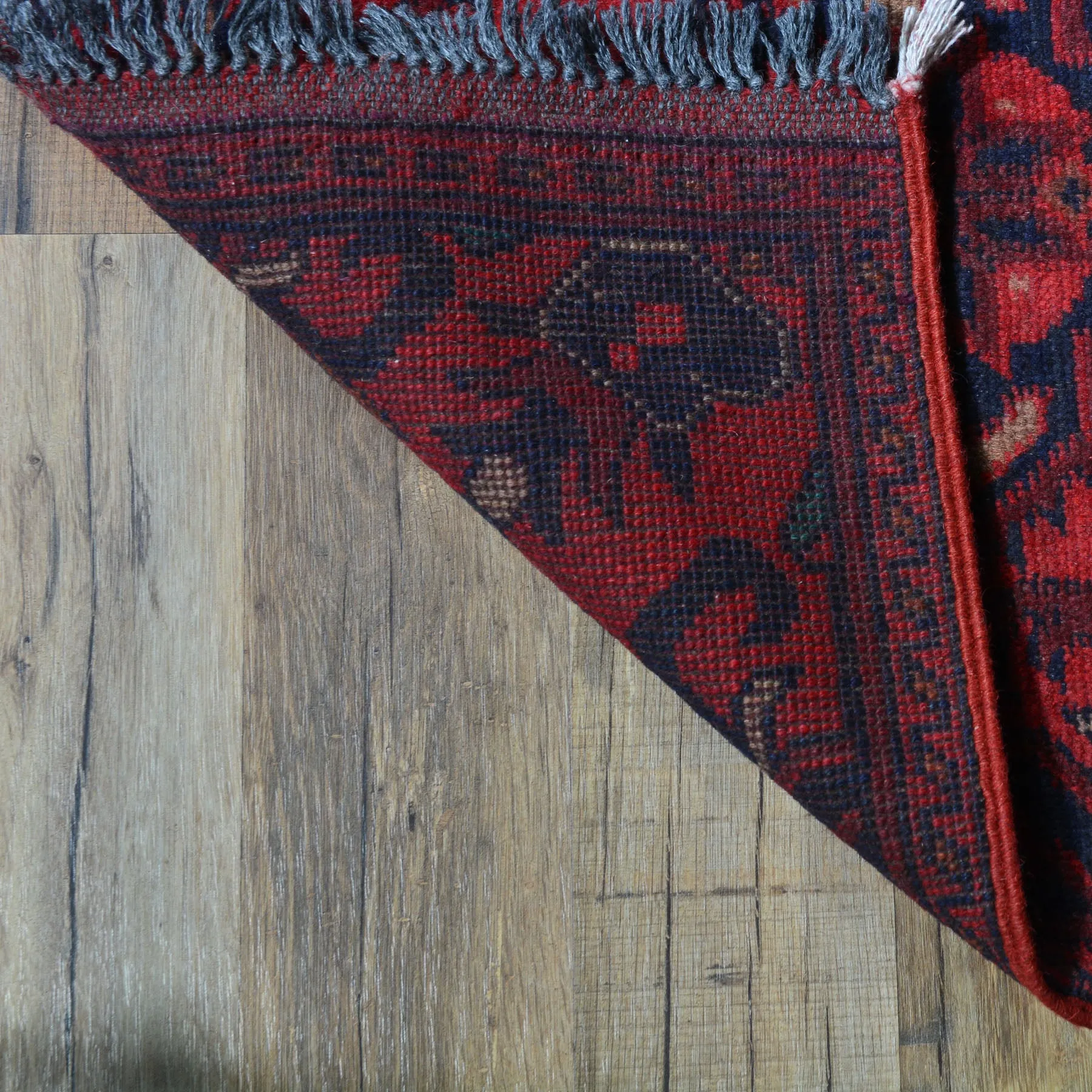 Hand-Knotted Oriental Turkoman Tribal Design Handmade Wool Rug (Size 1.9 X 3.6) Cwral-7971