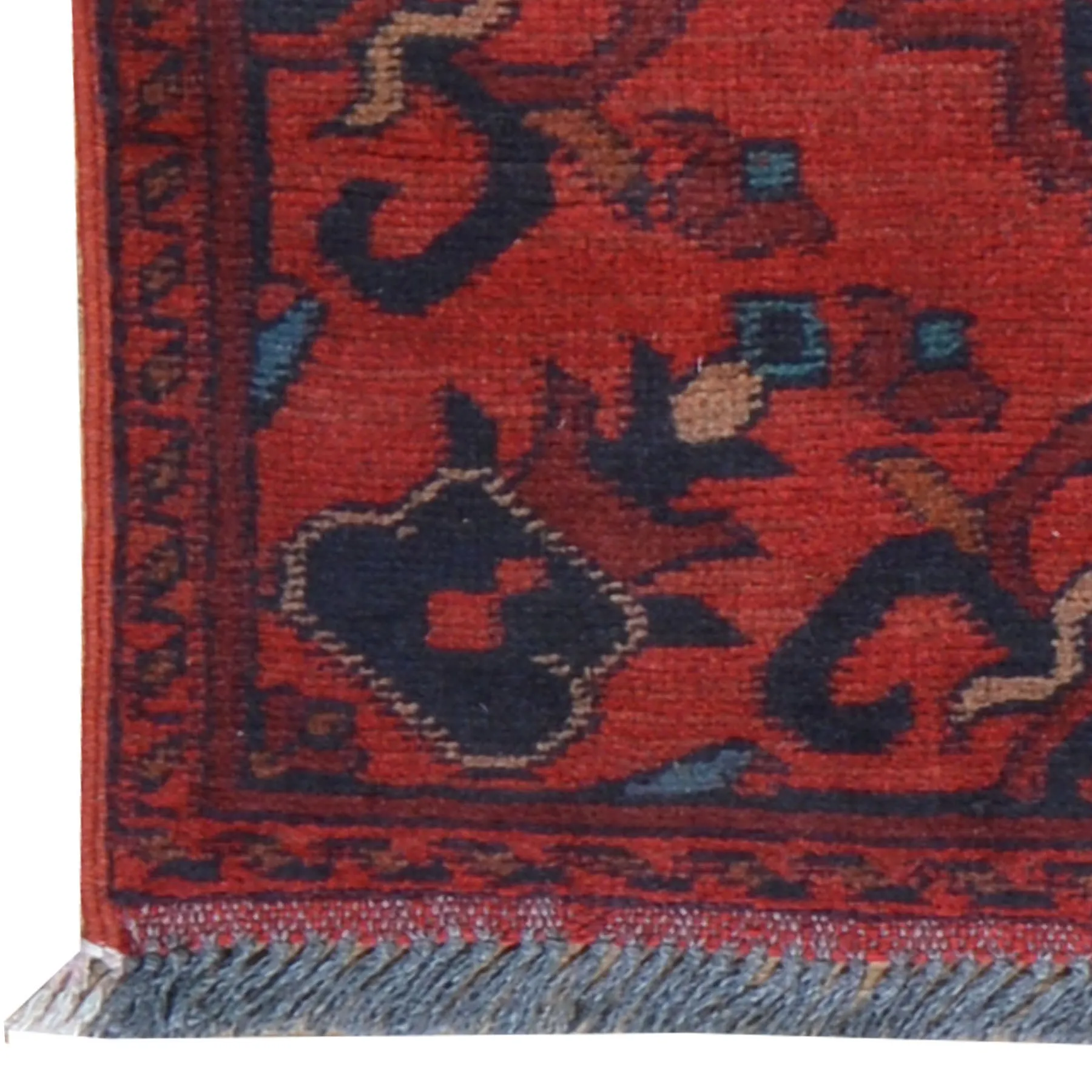 Hand-Knotted Oriental Turkoman Tribal Design Handmade Wool Rug (Size 1.9 X 3.6) Cwral-7971