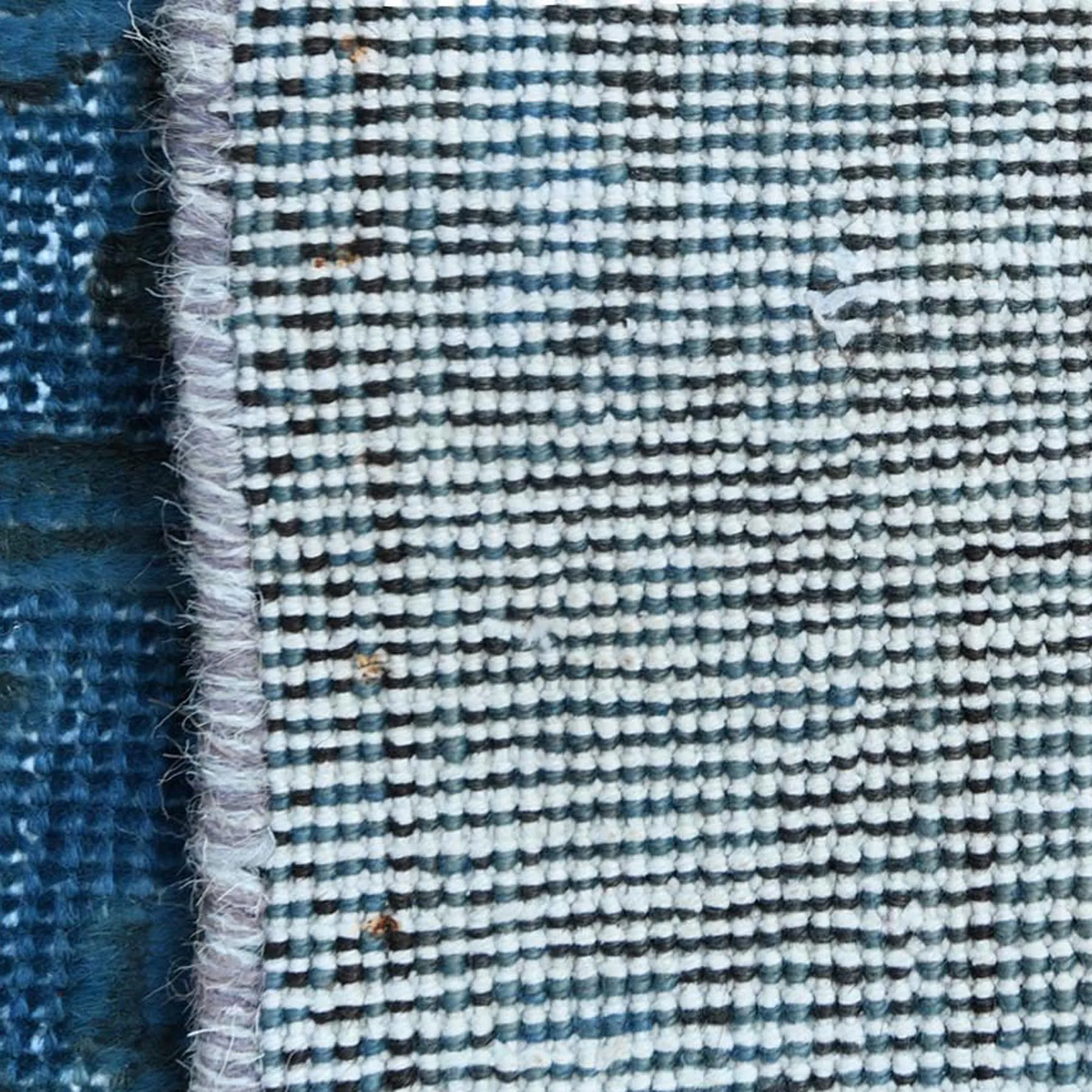 Hand-Knotted Over-dyed Handmade Modern Design Wool Rug (Size 9.8 X 12.1) Cwral-8553