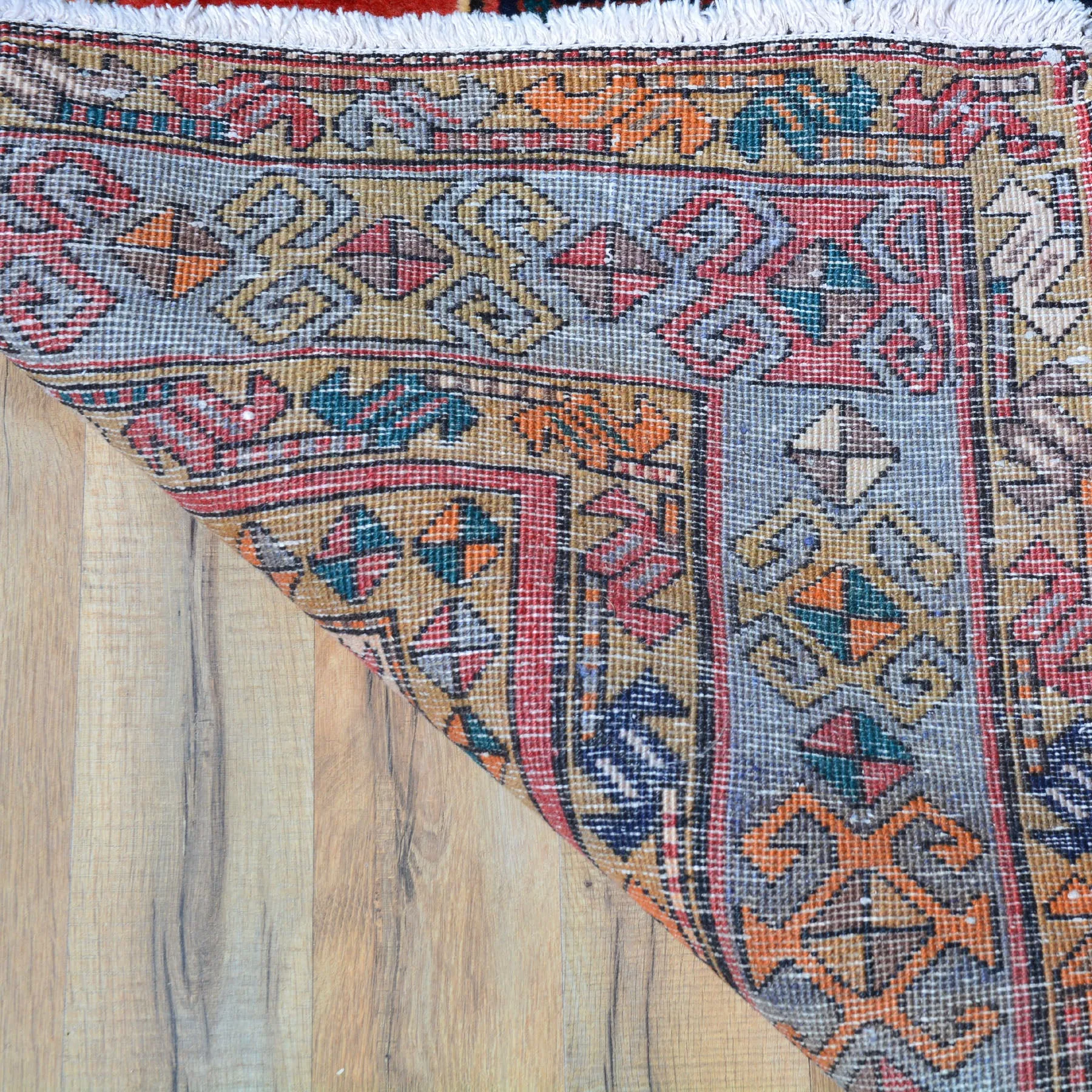 Hand-Knotted Persian Ardabil Handmade Authentic Wool Rug (Size 4.8 X 11.0) Cwral-7914