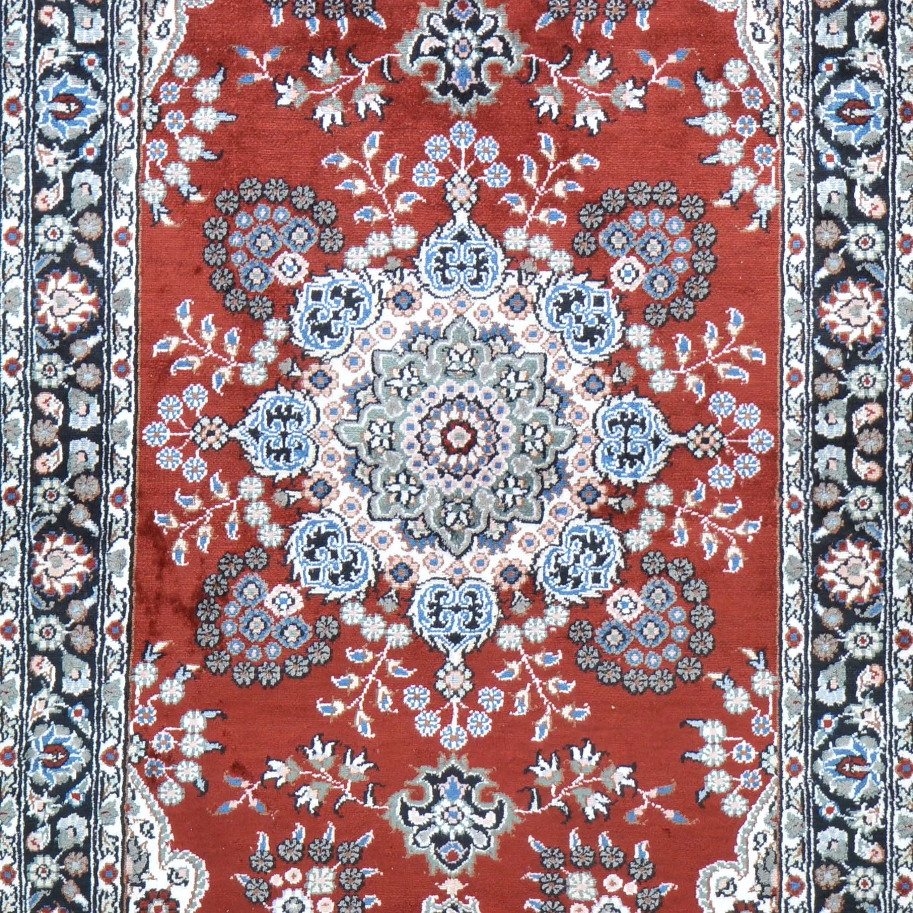 Hand Knotted Persian Design Art Silk Handmade Rug (Size 2.11 X 4.10) Cwral-8613