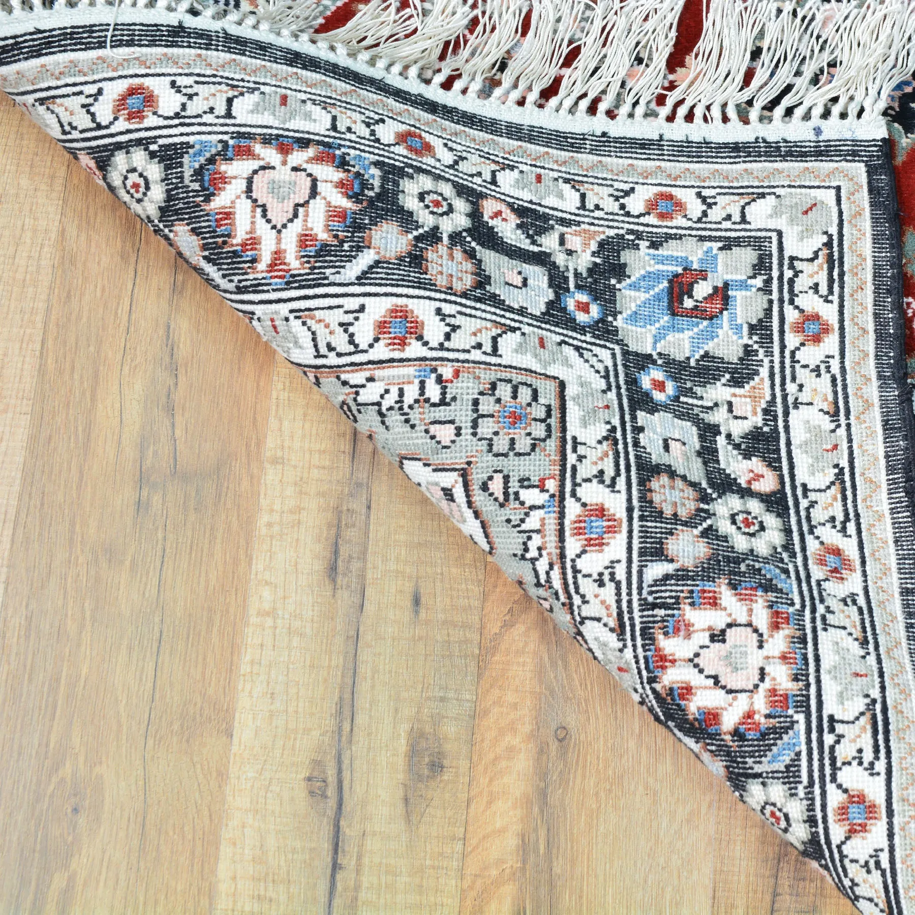 Hand Knotted Persian Design Art Silk Handmade Rug (Size 2.11 X 4.10) Cwral-8613
