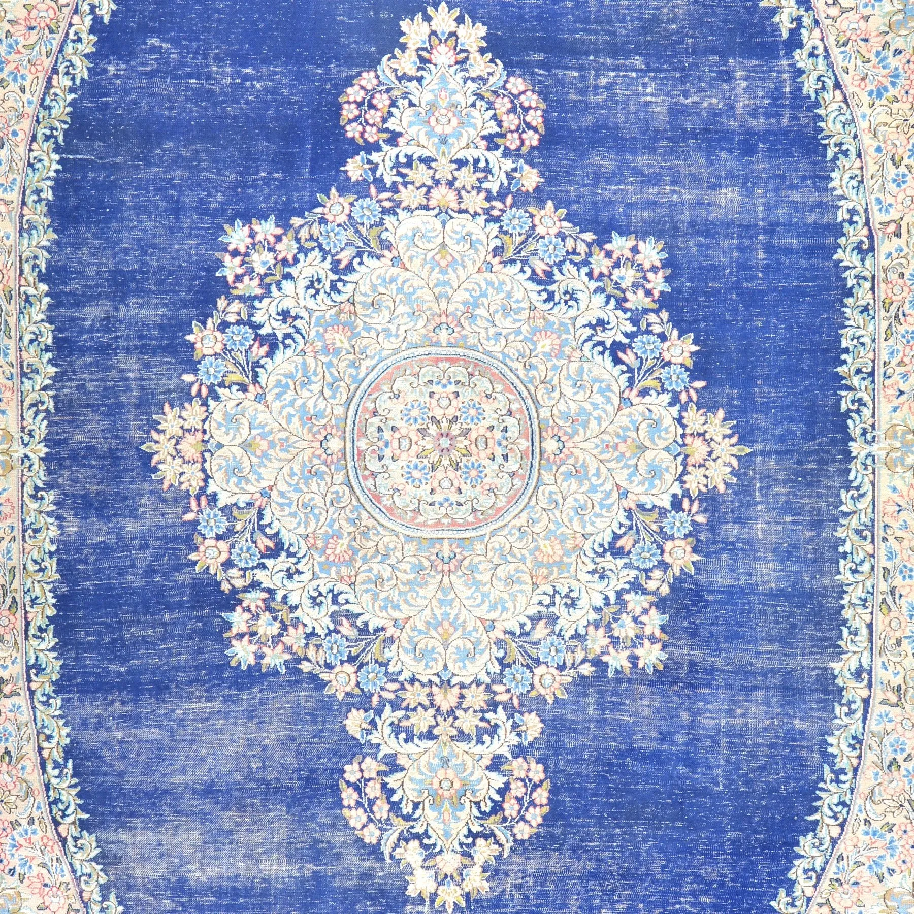 Hand-Knotted Persian Geometric Design 100% Wool Rug (Size 9.1 X 12.3) Brral-6390