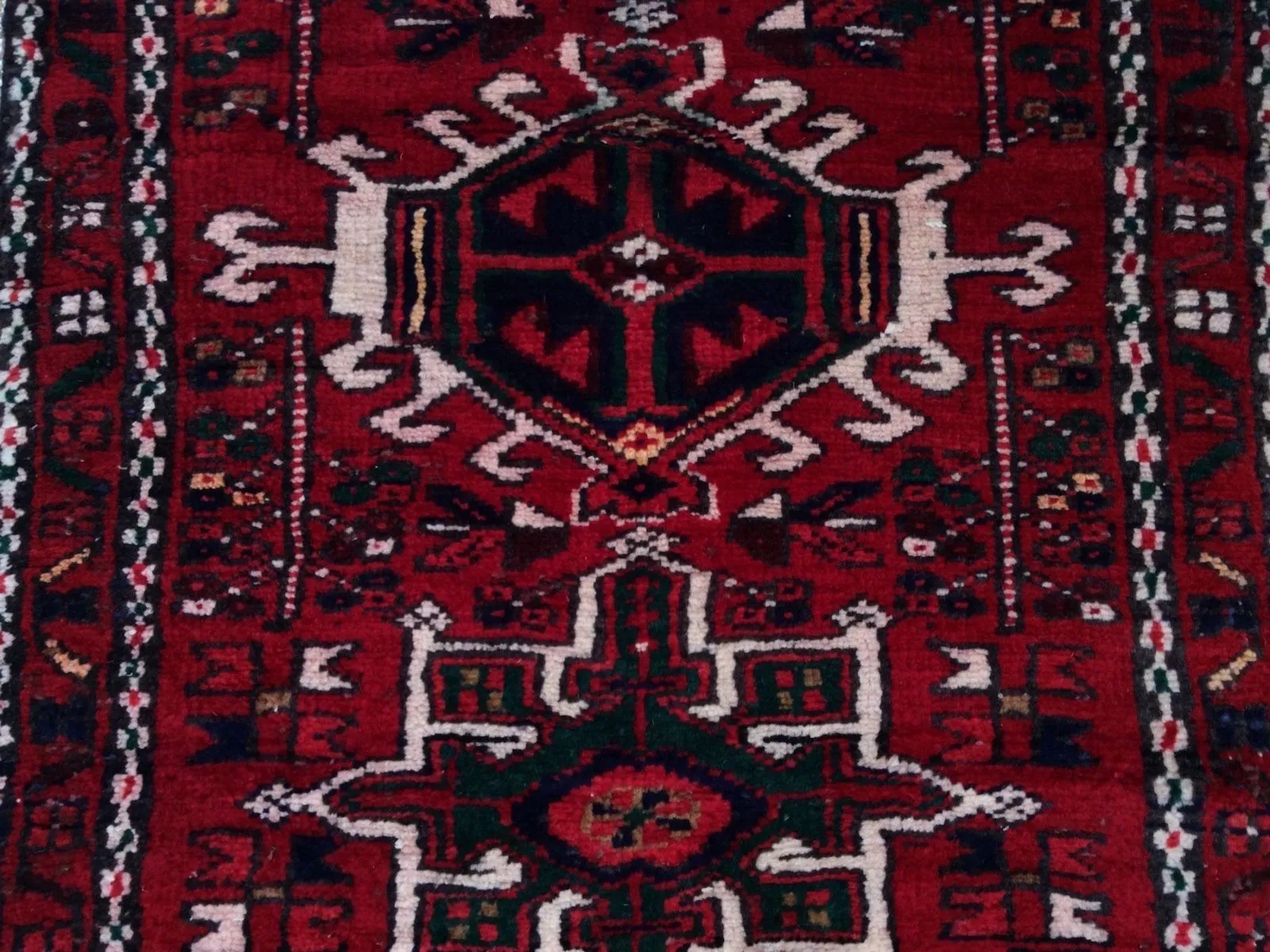 Hand-Knotted Persian Oriental Rug 100% Wool (Size 2.2 X 10.8) Brrsf-135
