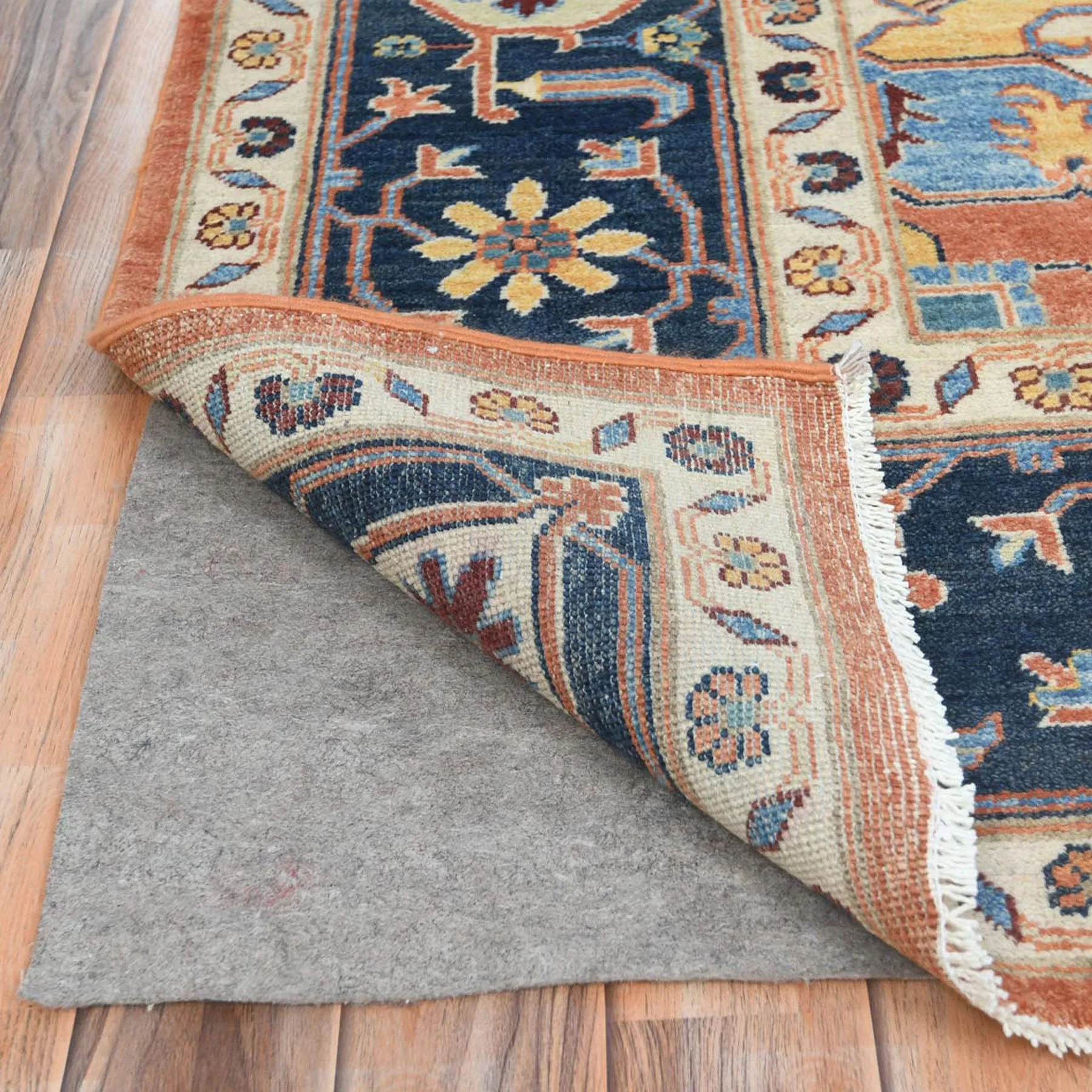 Hand-Knotted Peshawar Chobi Heriz Design Handmade Wool Rug (Size 8.1 X 10.0) Cwral-9369