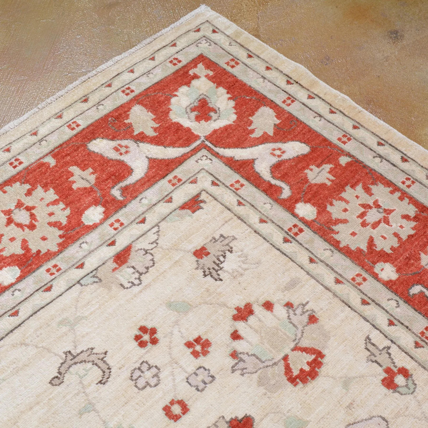 Hand-Knotted Peshawar Chobi Oriental Wool Handmade Rug (Size 8.0 X 9.10) Brral-2592