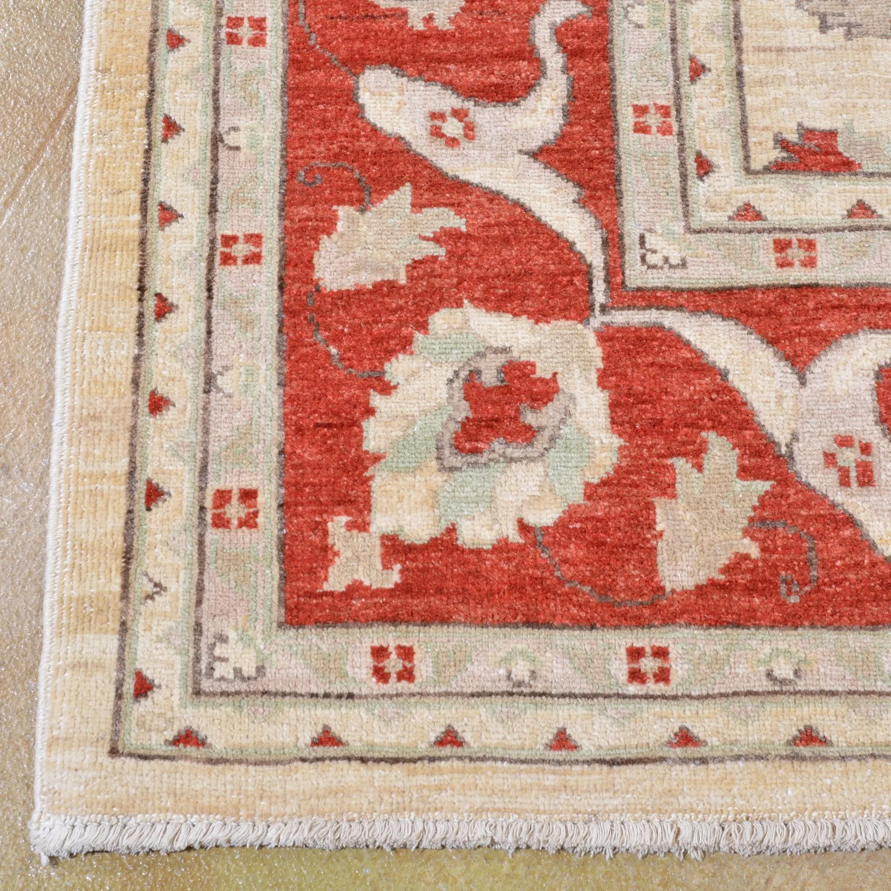 Hand-Knotted Peshawar Chobi Oriental Wool Handmade Rug (Size 8.0 X 9.10) Brral-2592