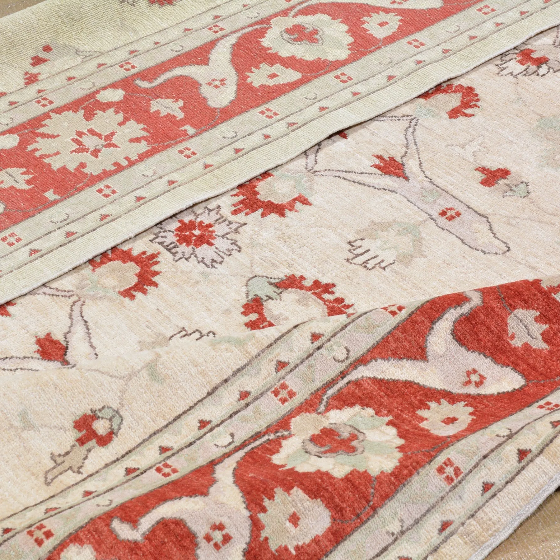 Hand-Knotted Peshawar Chobi Oriental Wool Handmade Rug (Size 8.0 X 9.10) Brral-2592