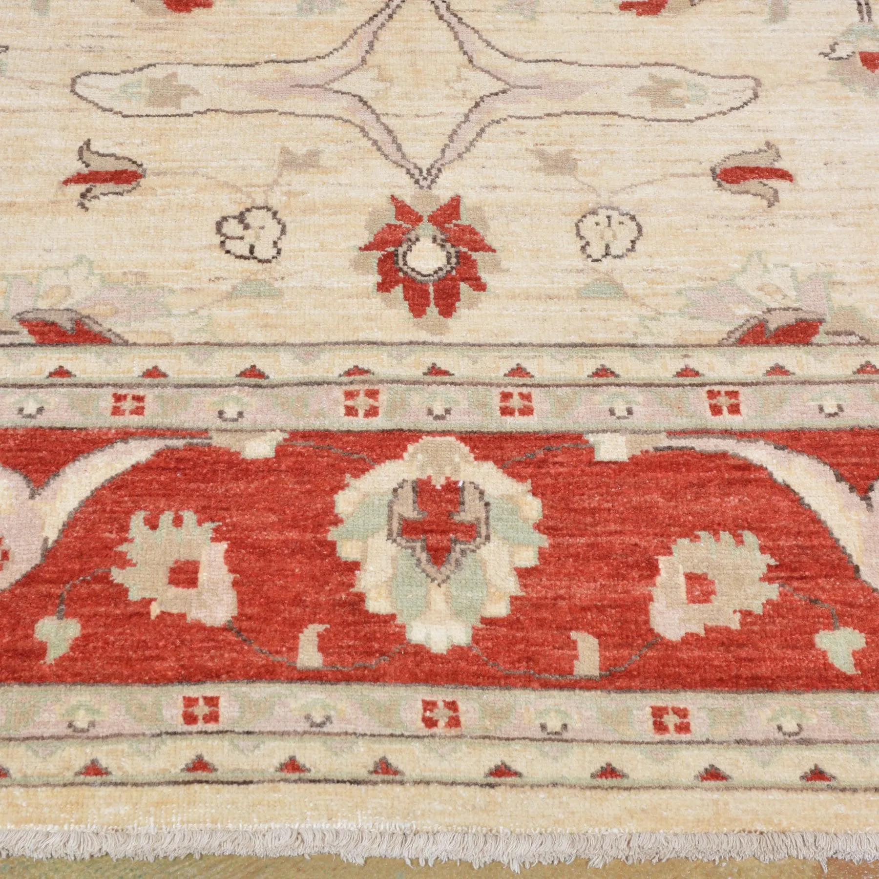 Hand-Knotted Peshawar Chobi Oriental Wool Handmade Rug (Size 8.0 X 9.10) Brral-2592