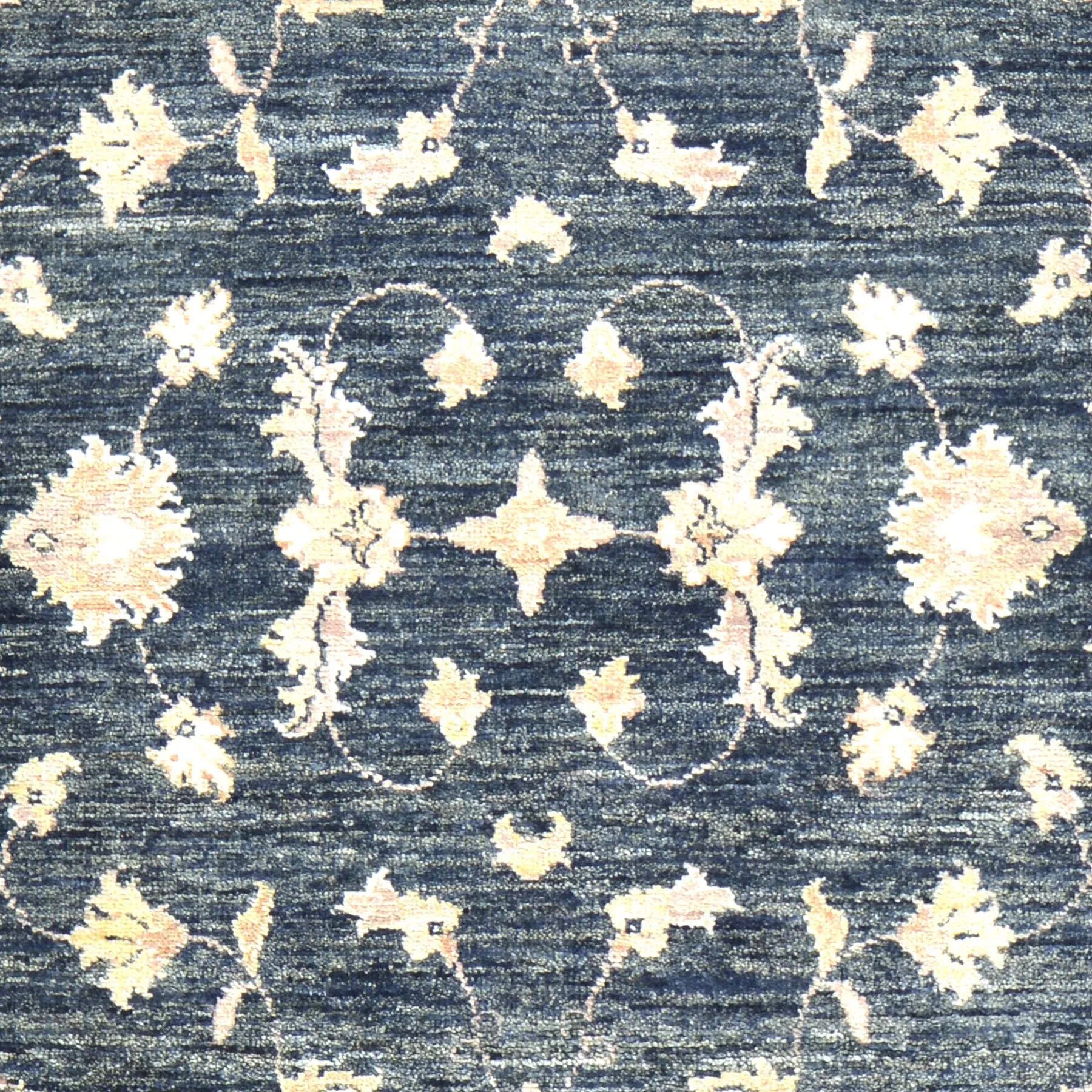 Hand-Knotted Peshawar Chobi Oushak Design Wool Rug (Size 4.0 X 6.4) Brral-612