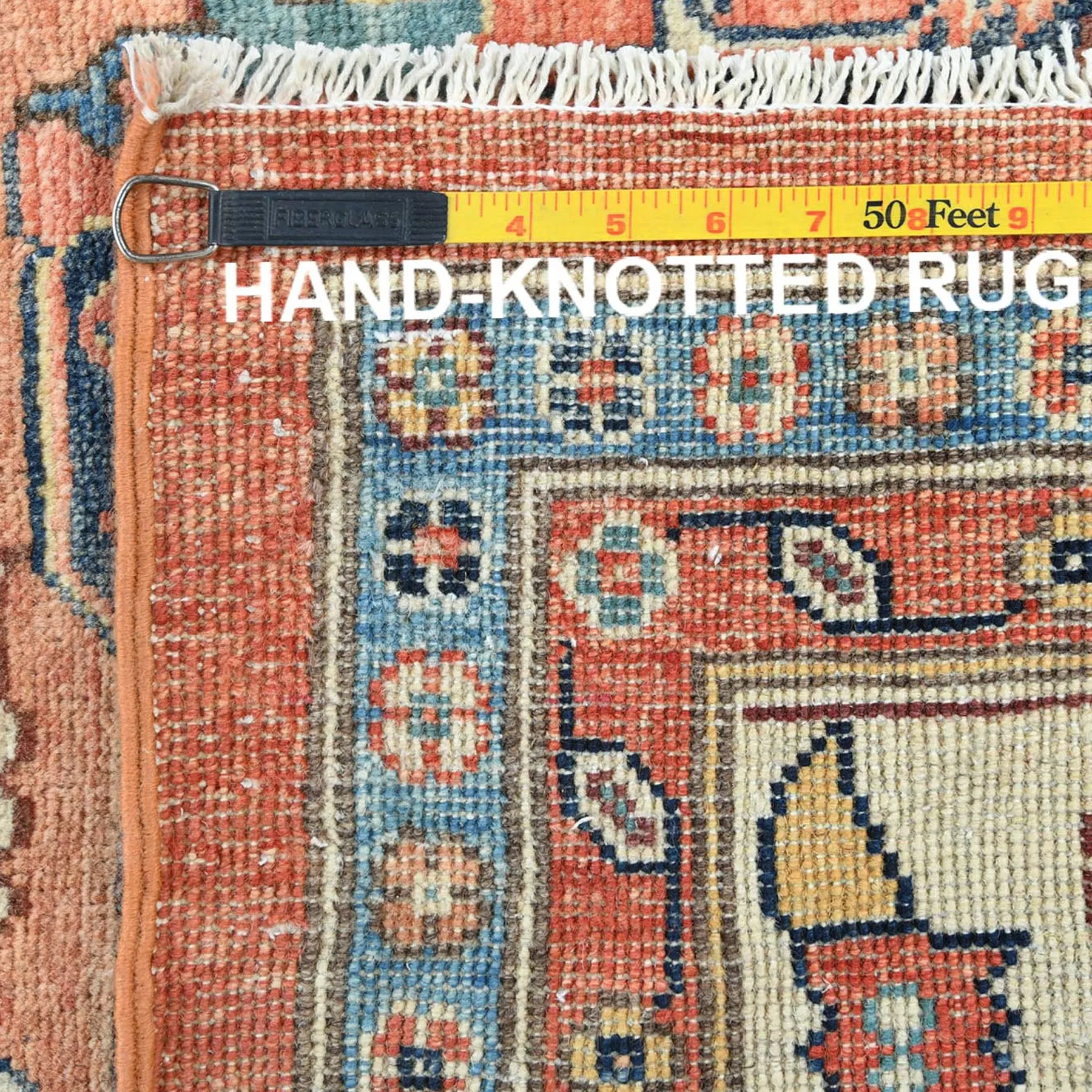 Hand-Knotted Peshawar Chobi Tabriz Design Handmade Wool Rug (Size 9.2 X 11.11) Cwral-9375