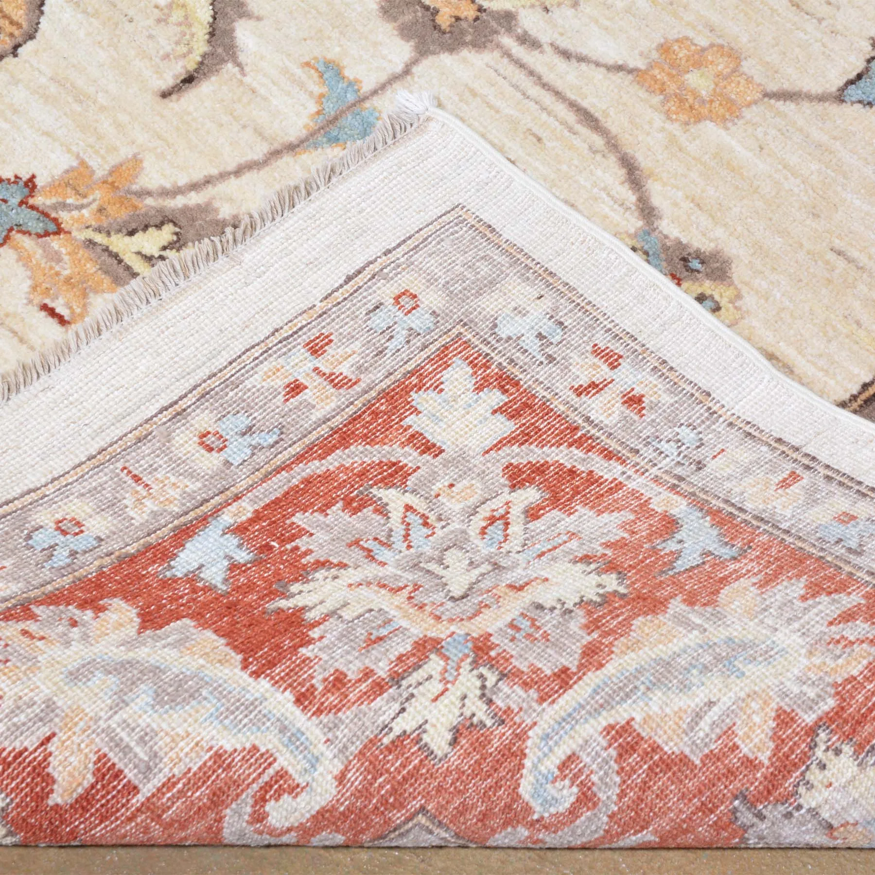 Hand-Knotted Peshawar Chobi Wool Handmade Rug (Size 8.0 X 10.2) Brral-2607