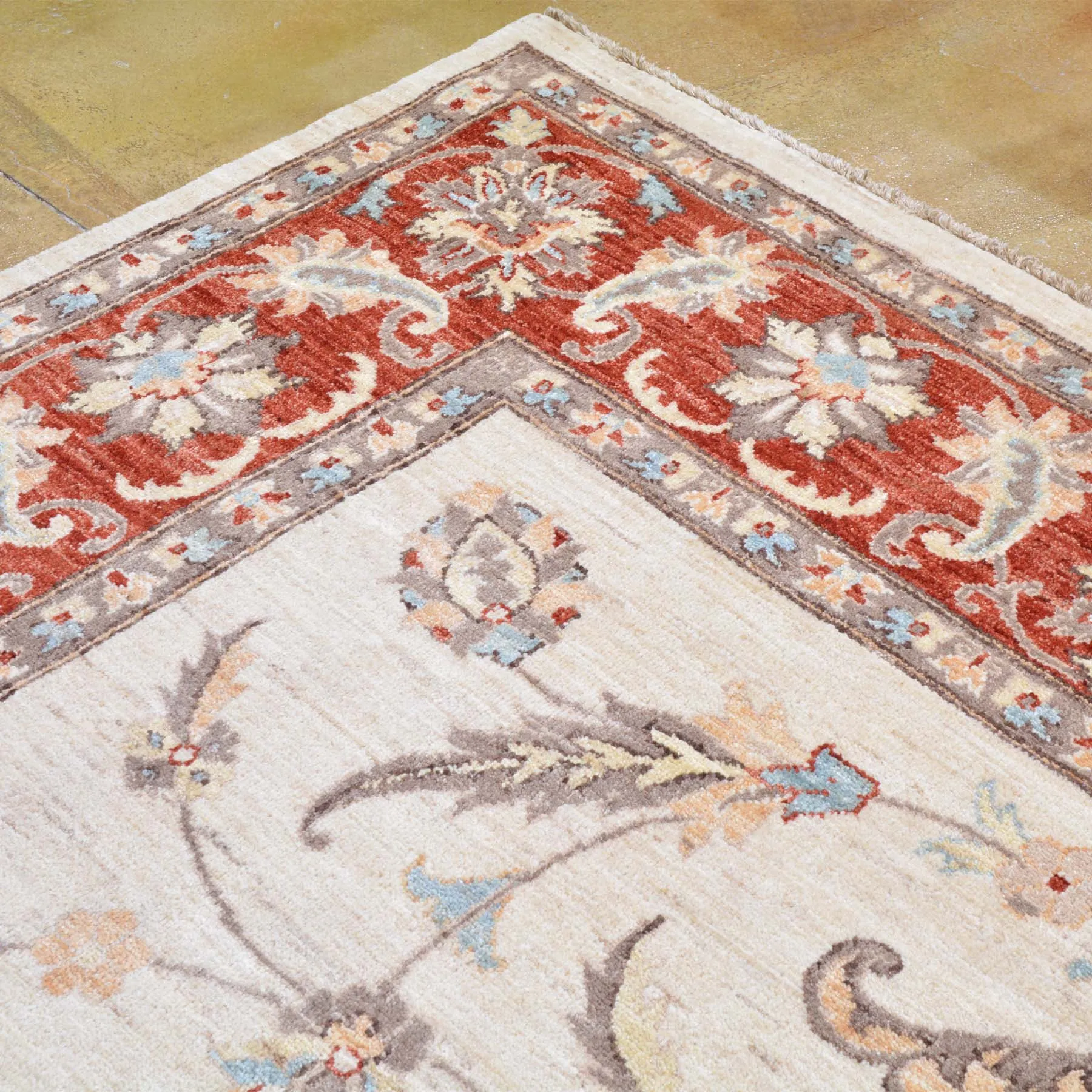 Hand-Knotted Peshawar Chobi Wool Handmade Rug (Size 8.0 X 10.2) Brral-2607
