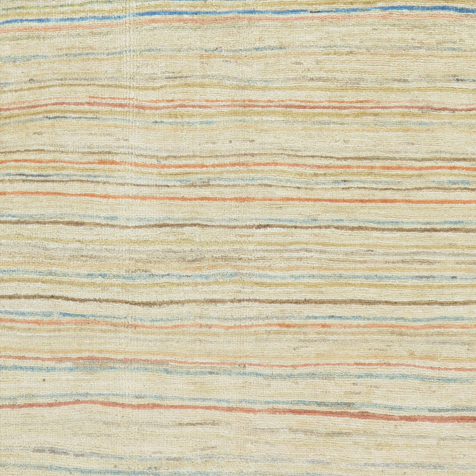 Hand-Knotted Peshawar Gabbeh Modern Design Handmade Wool Rug (Size 3.4 X 4.11) Brral-4710