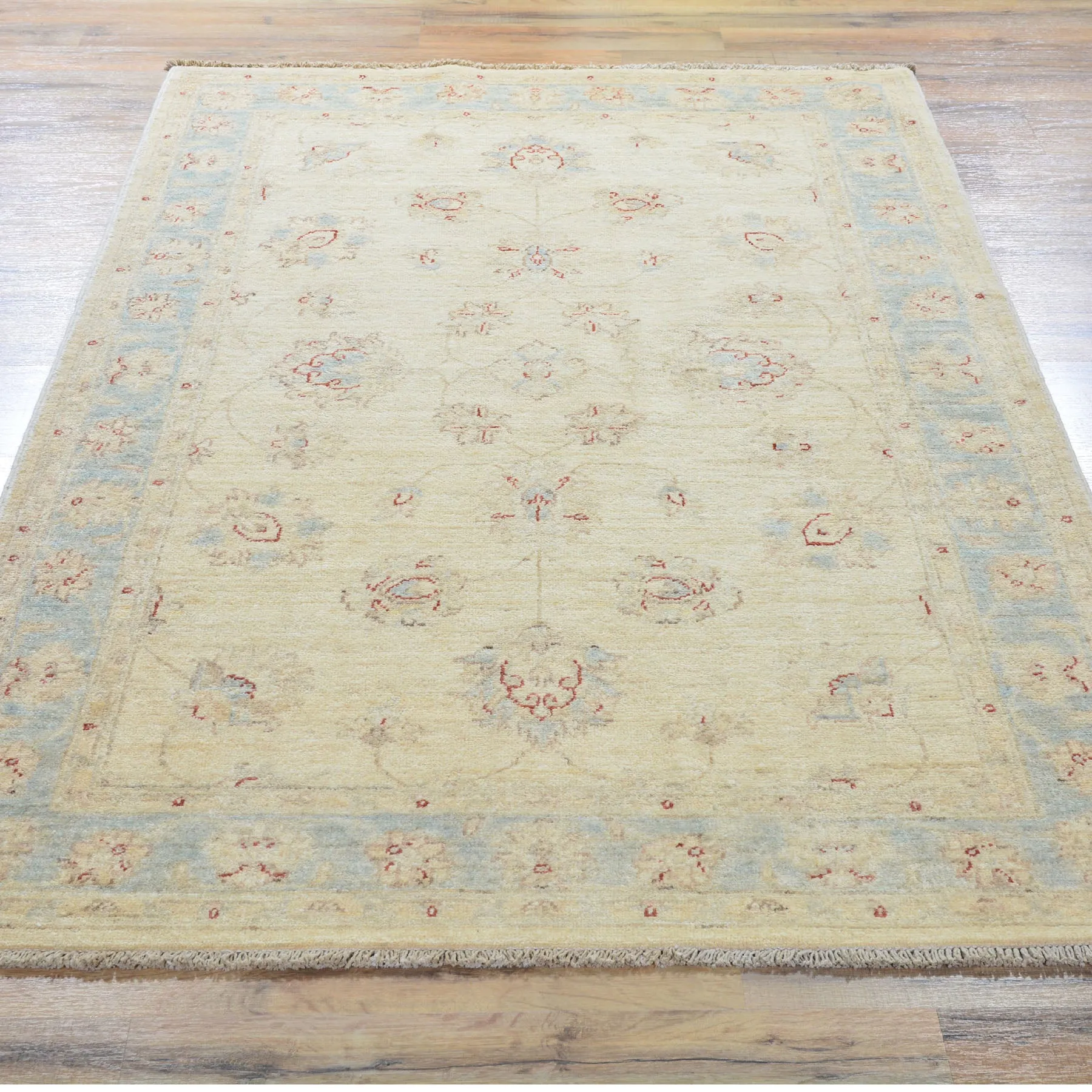 Hand-Knotted Traditional Chobi Oushak Design Wool Rug (Size 3.10 X 5.10) Brral-615