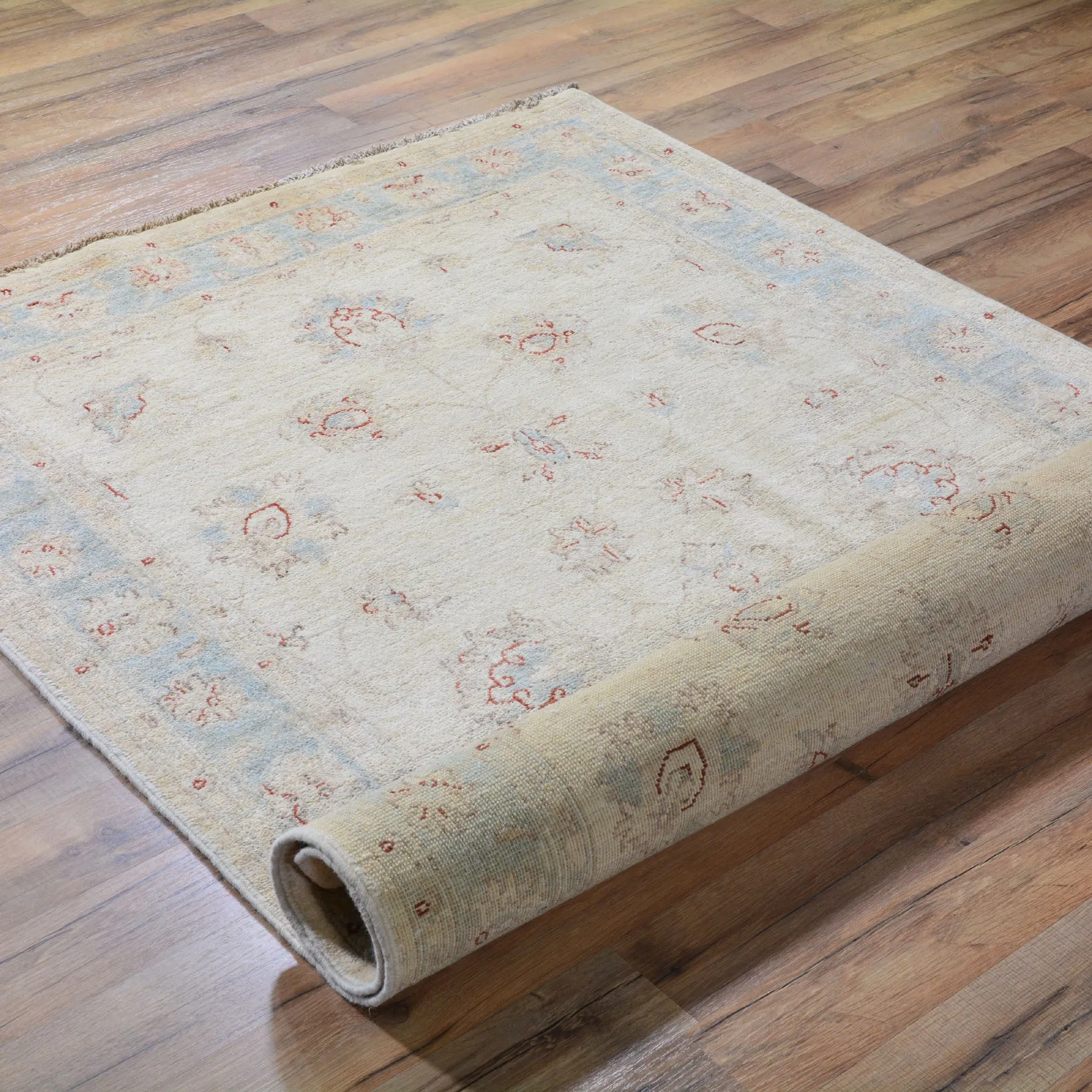 Hand-Knotted Traditional Chobi Oushak Design Wool Rug (Size 3.10 X 5.10) Brral-615