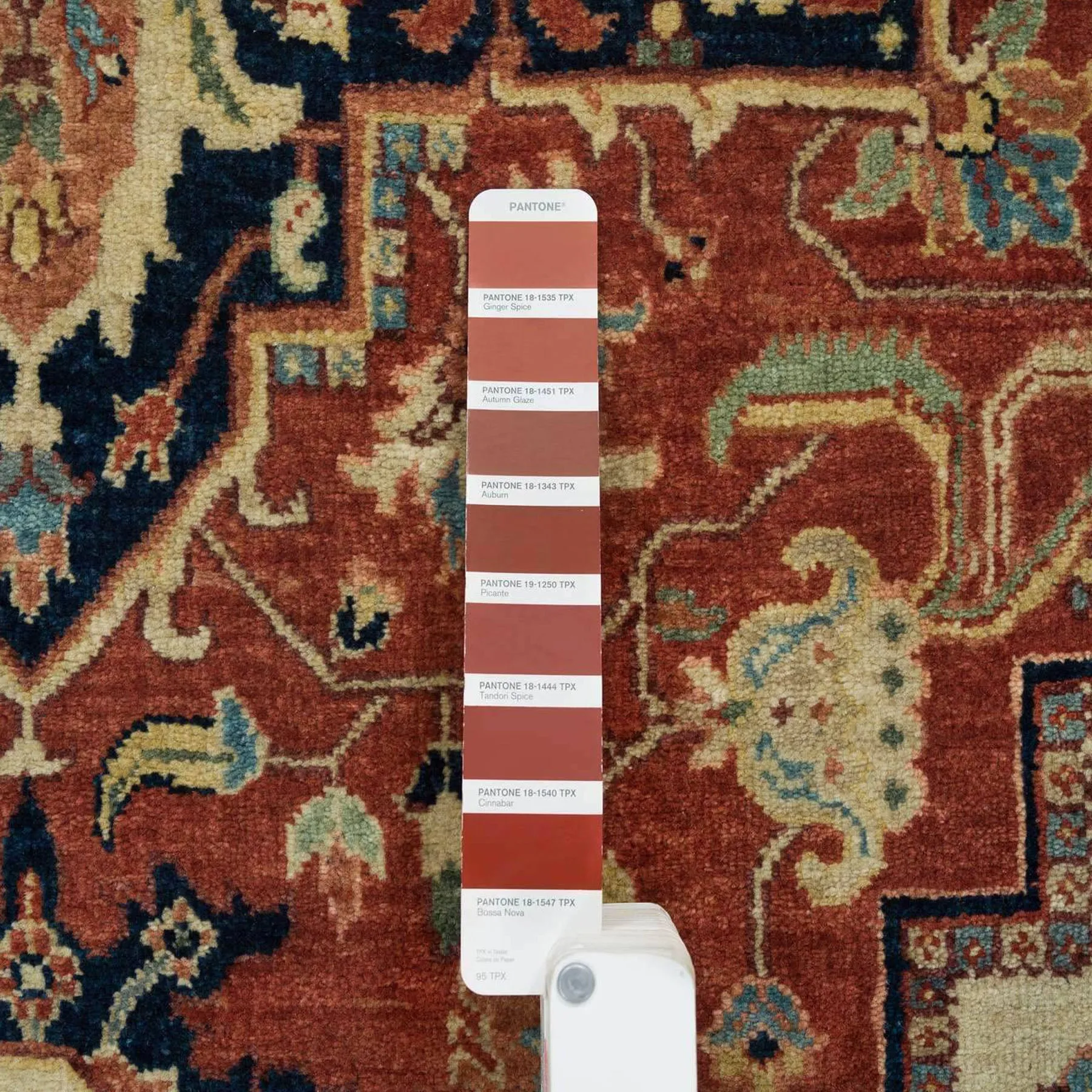 Hand-Knotted Traditional Heriz Design Oriental Handmade Wool Rug (Size 6.1 X 9.2) Cwral-10419