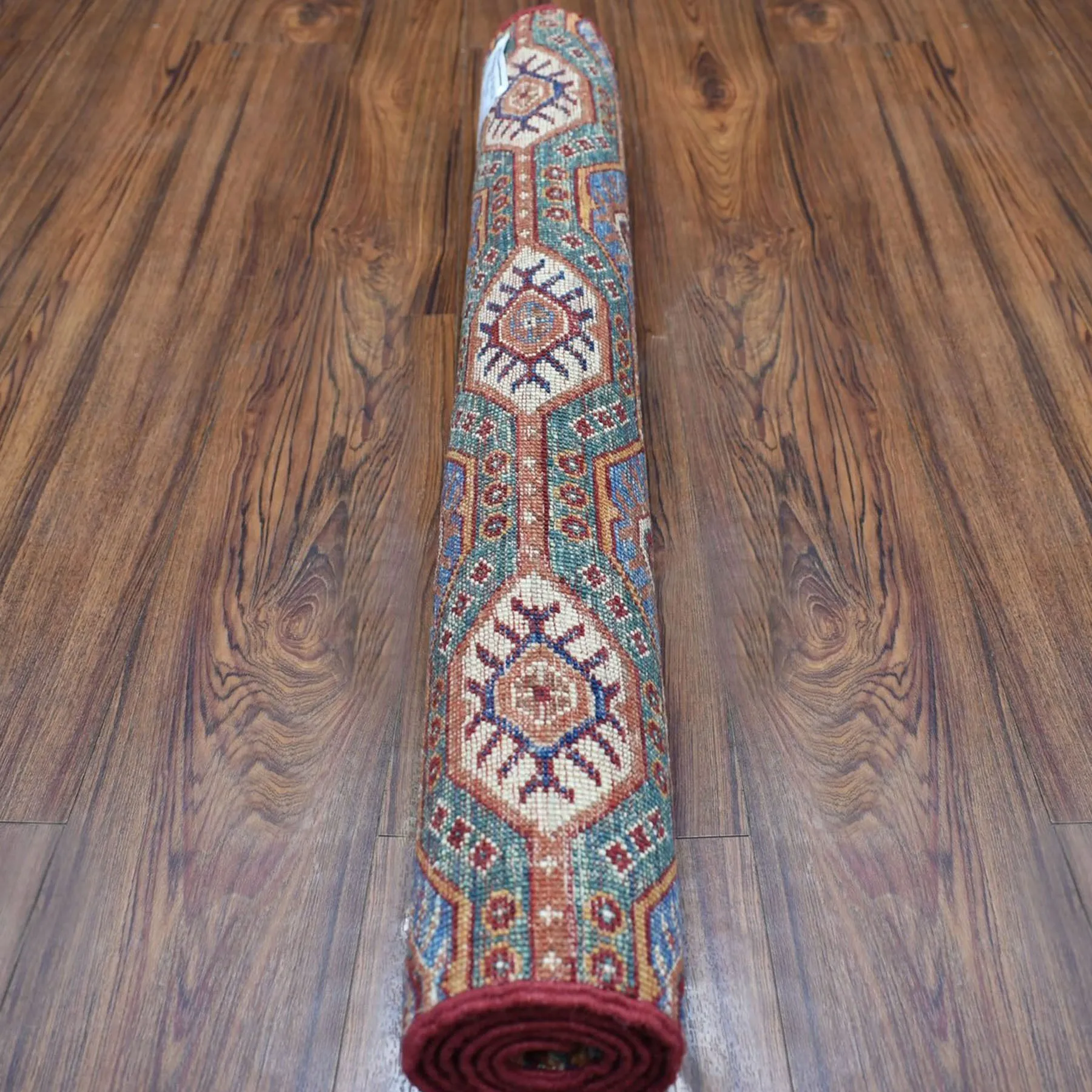 Hand-Knotted Tribal Afghan Design Handmade Wool Rug (Size 2.10 X 4.3) Cwral-8880